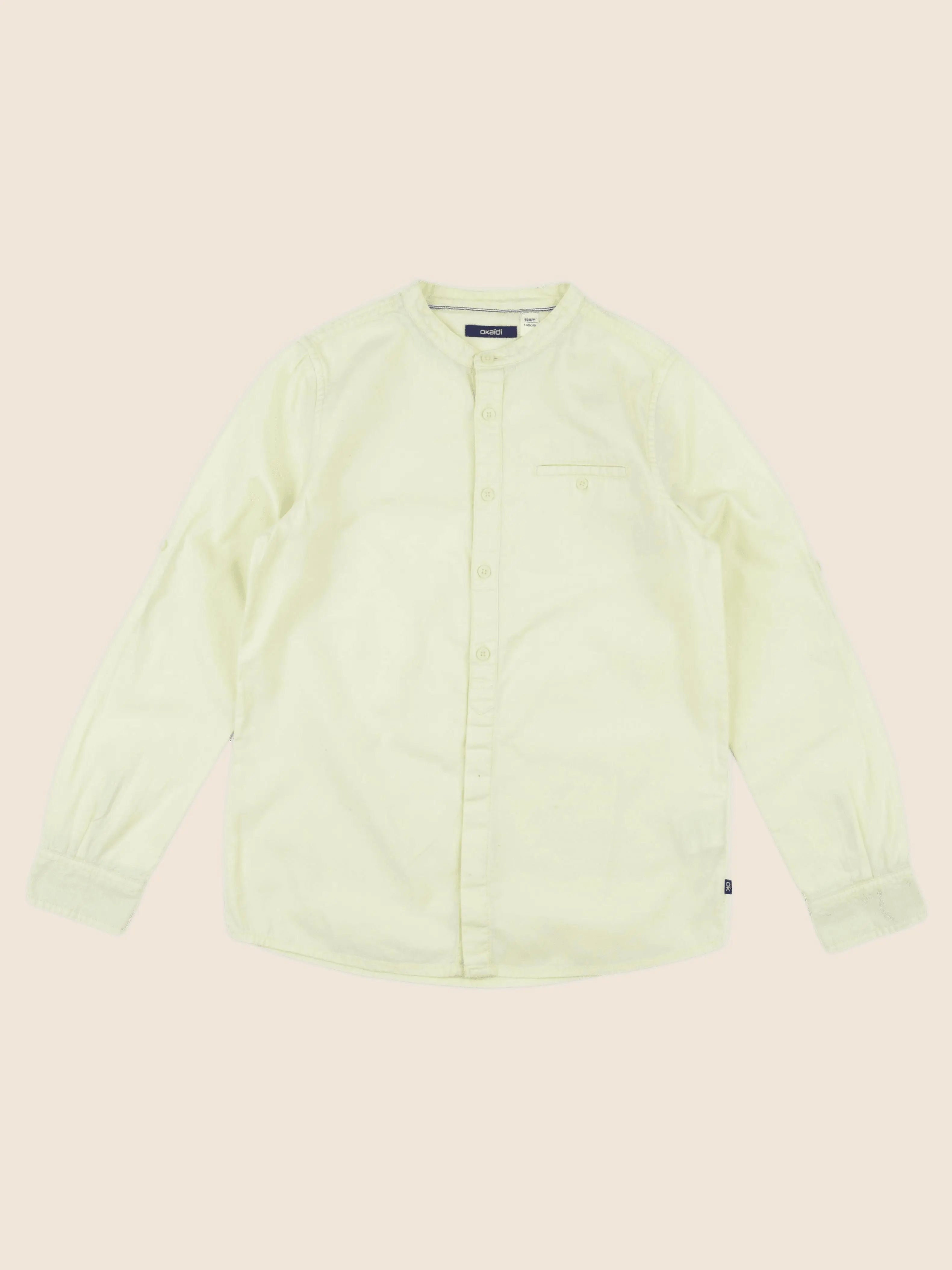 Okaidi - chemise jaune - 10 ans