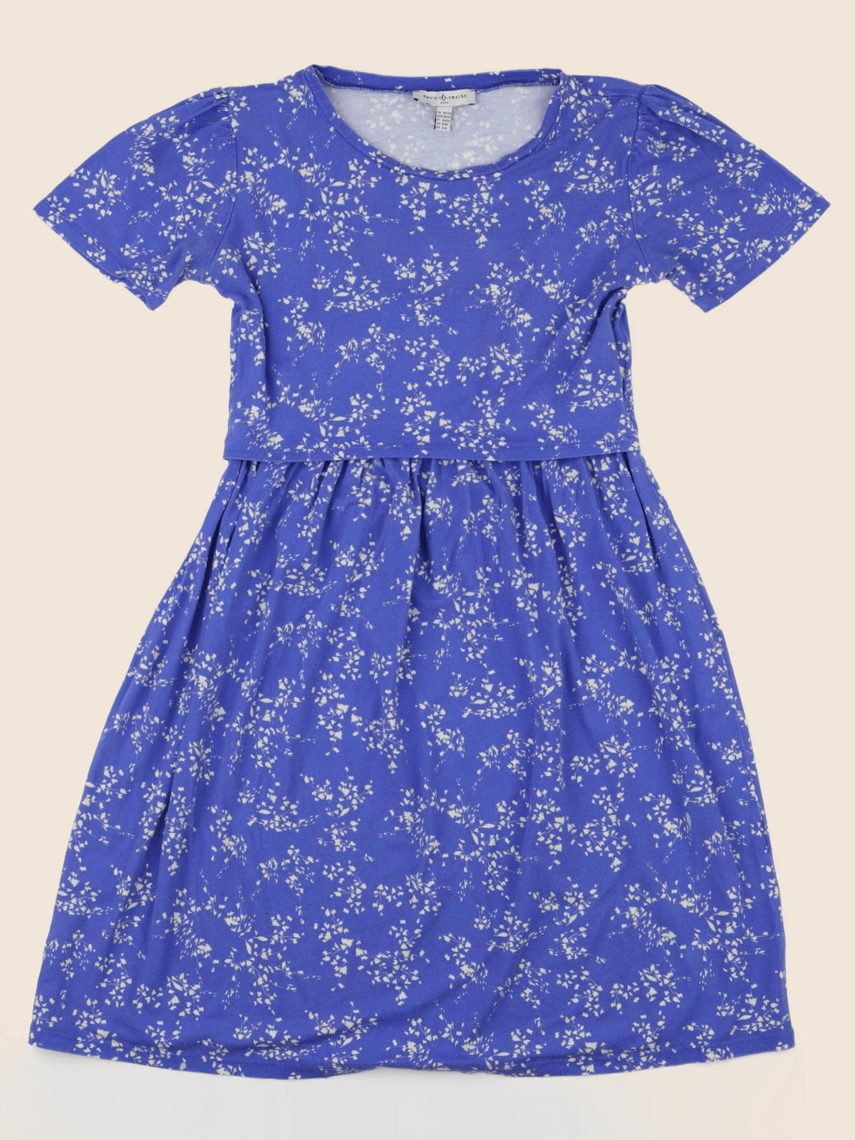 Envie de fraise - robe grossesse bleu - 36 à 38