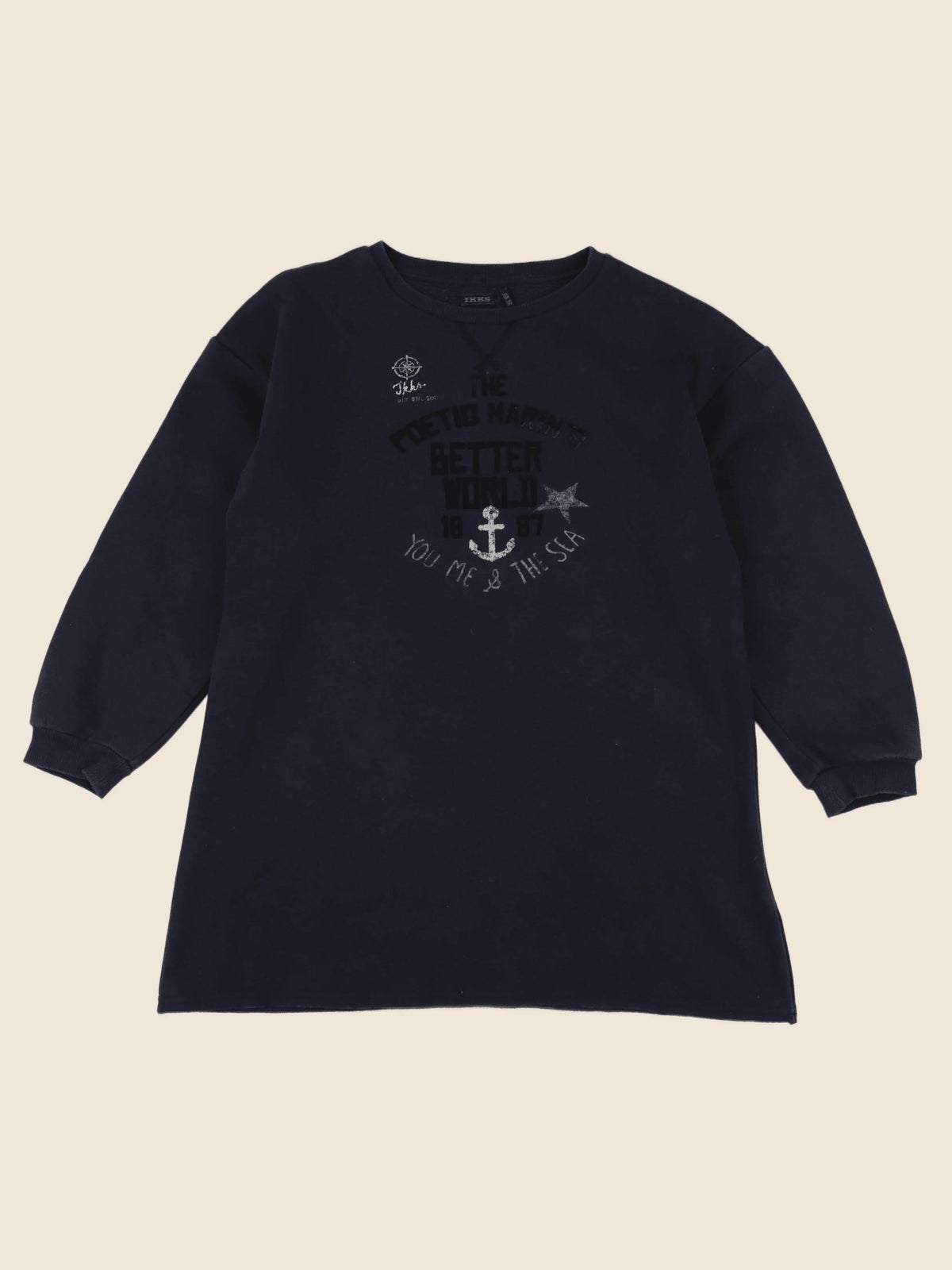 IKKS - robe bleu - 10 ans