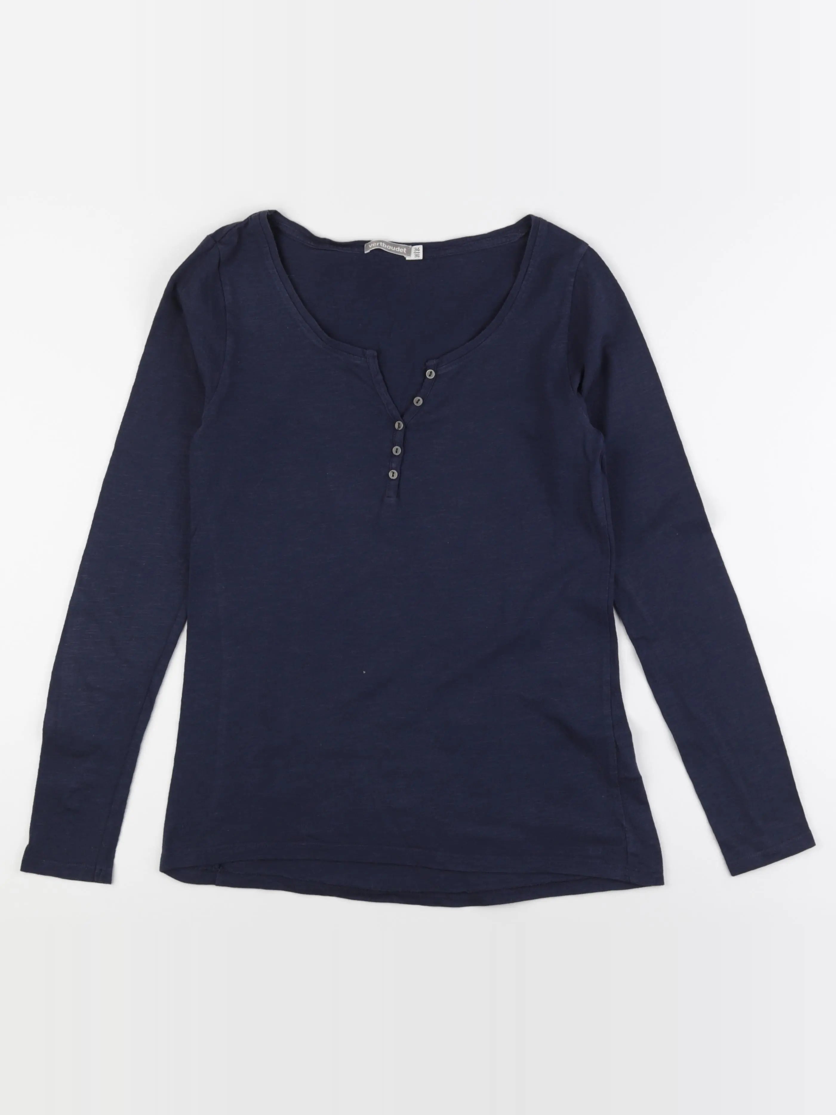 Vertbaudet - tee-shirt grossesse bleu - 34 à 36