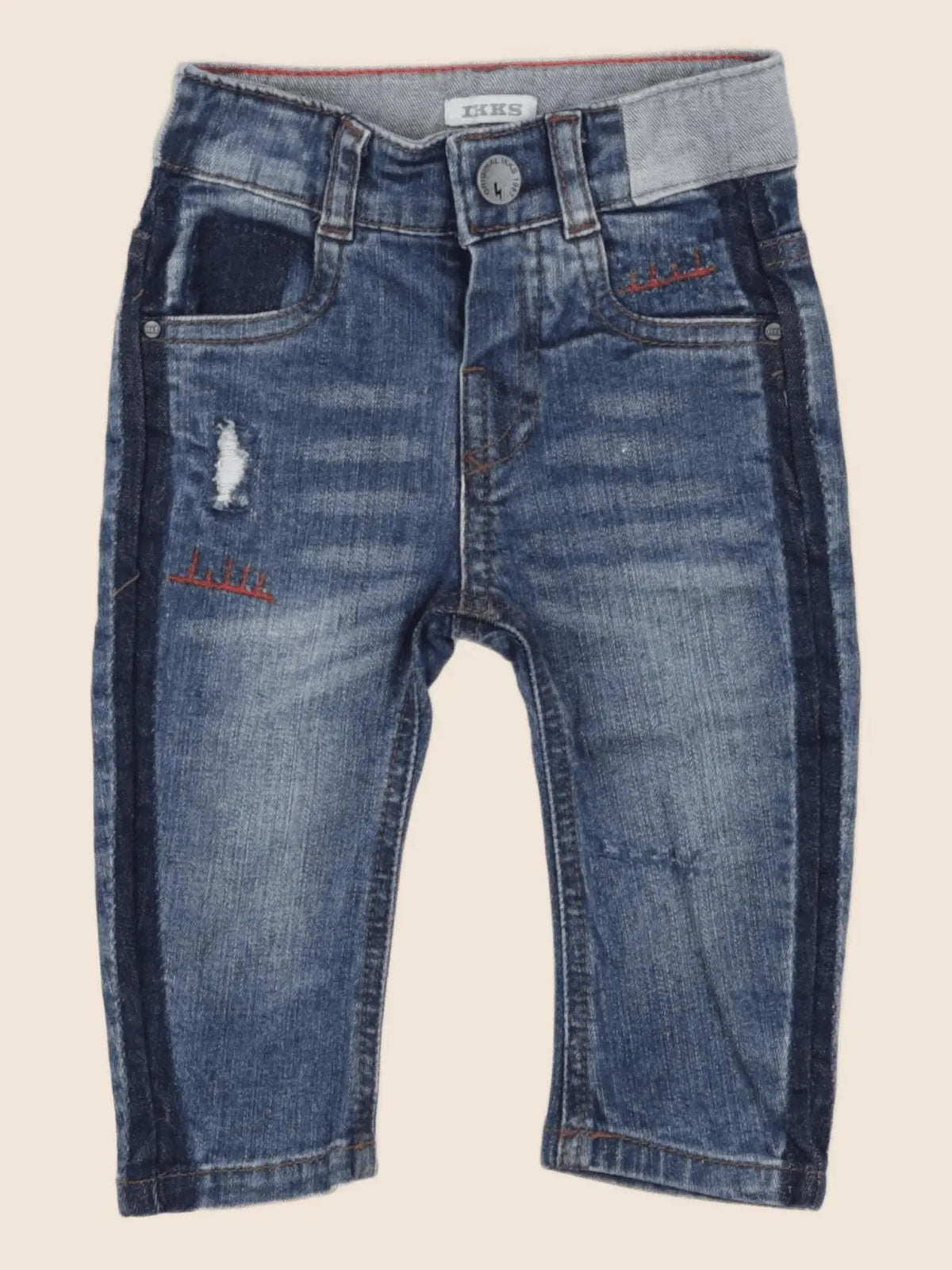 IKKS - jean bleu - 6 mois