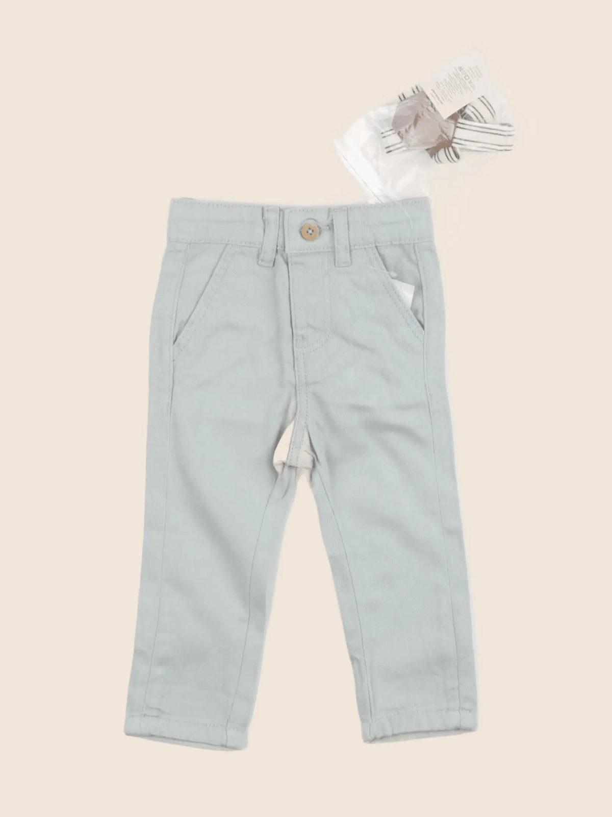 Vertbaudet - pantalon vert - 3 mois