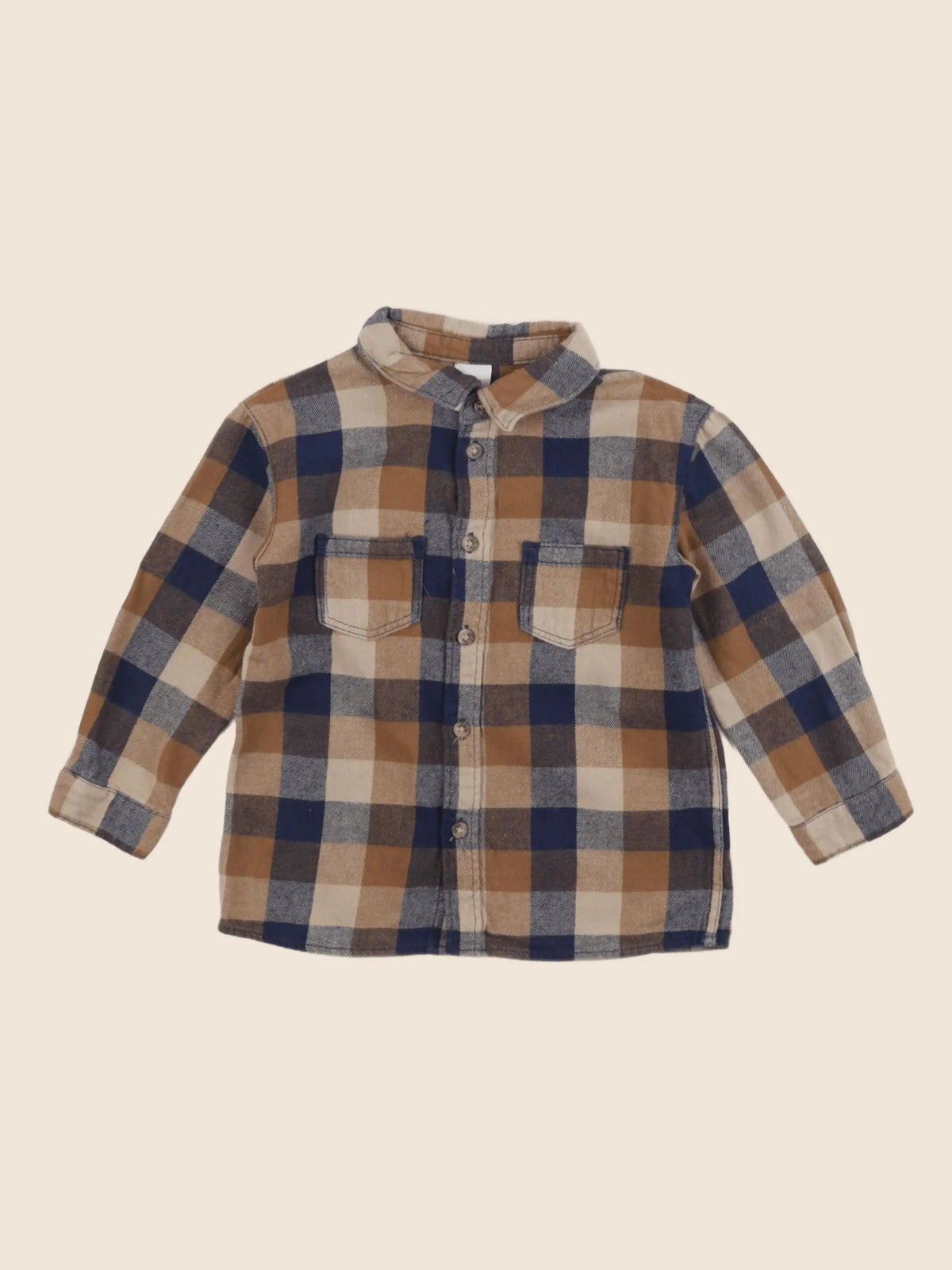 H&M - chemise marron - 12/18 mois