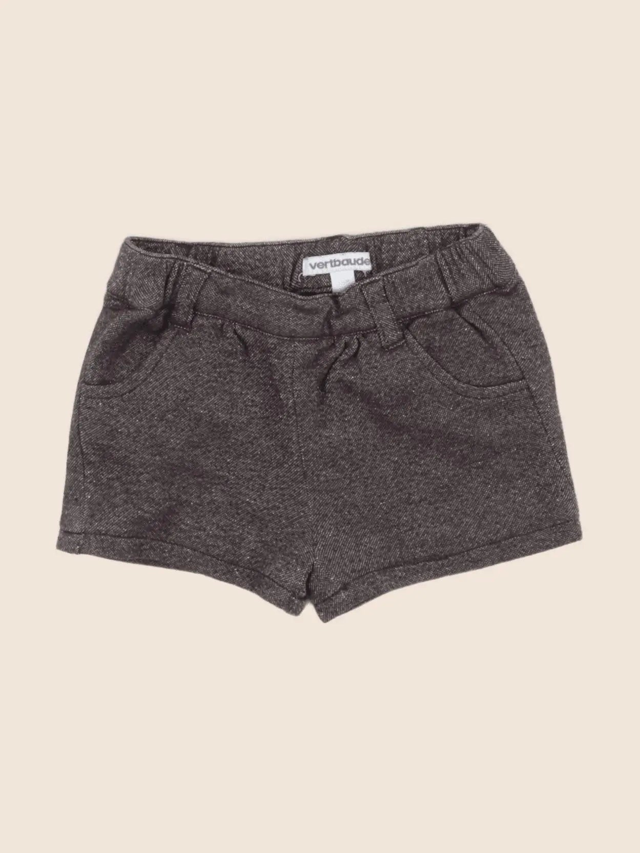 Vertbaudet - short bronze - 18 mois
