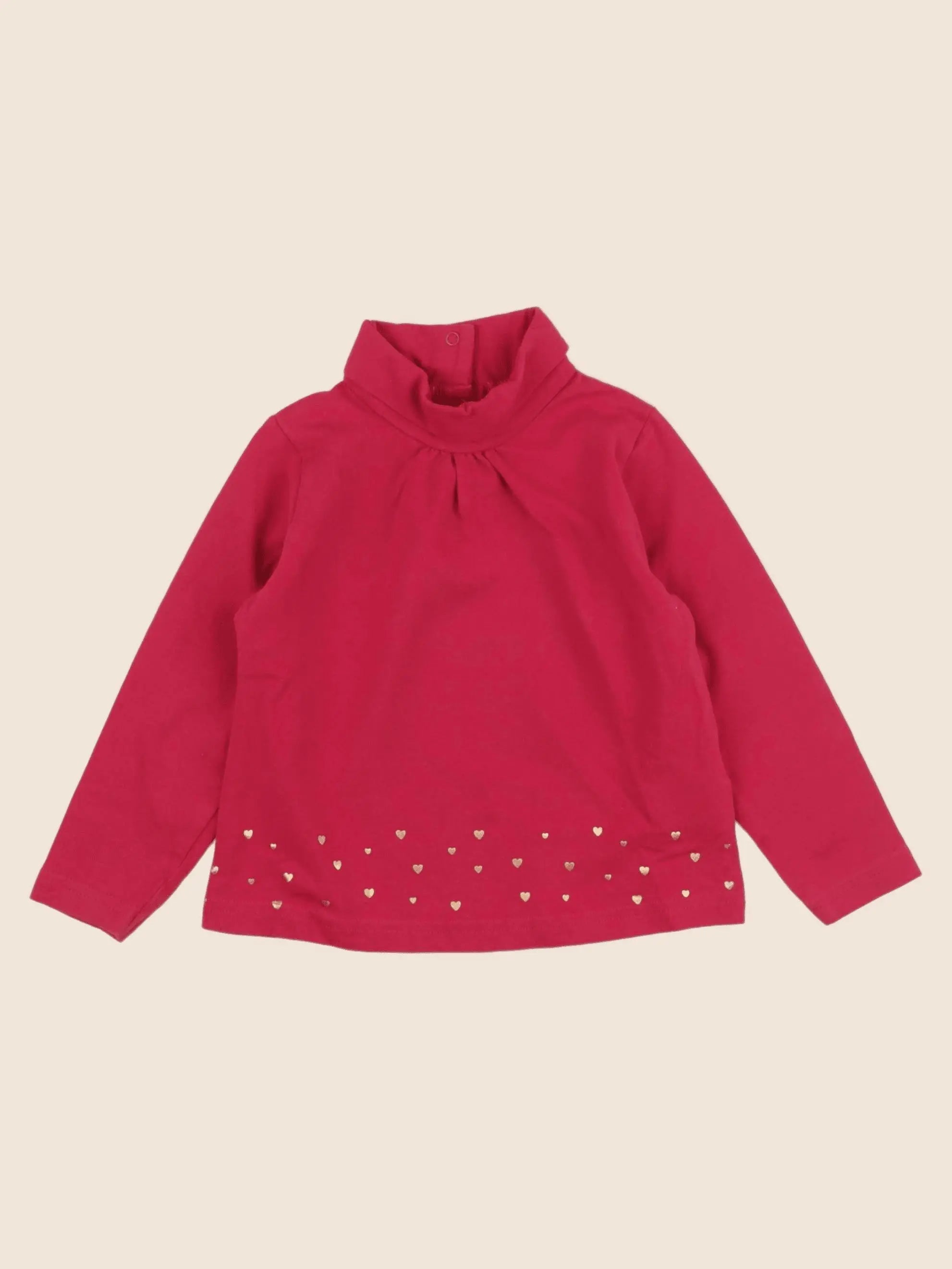 Tape à l'oeil - sous-pull rose - 24 mois