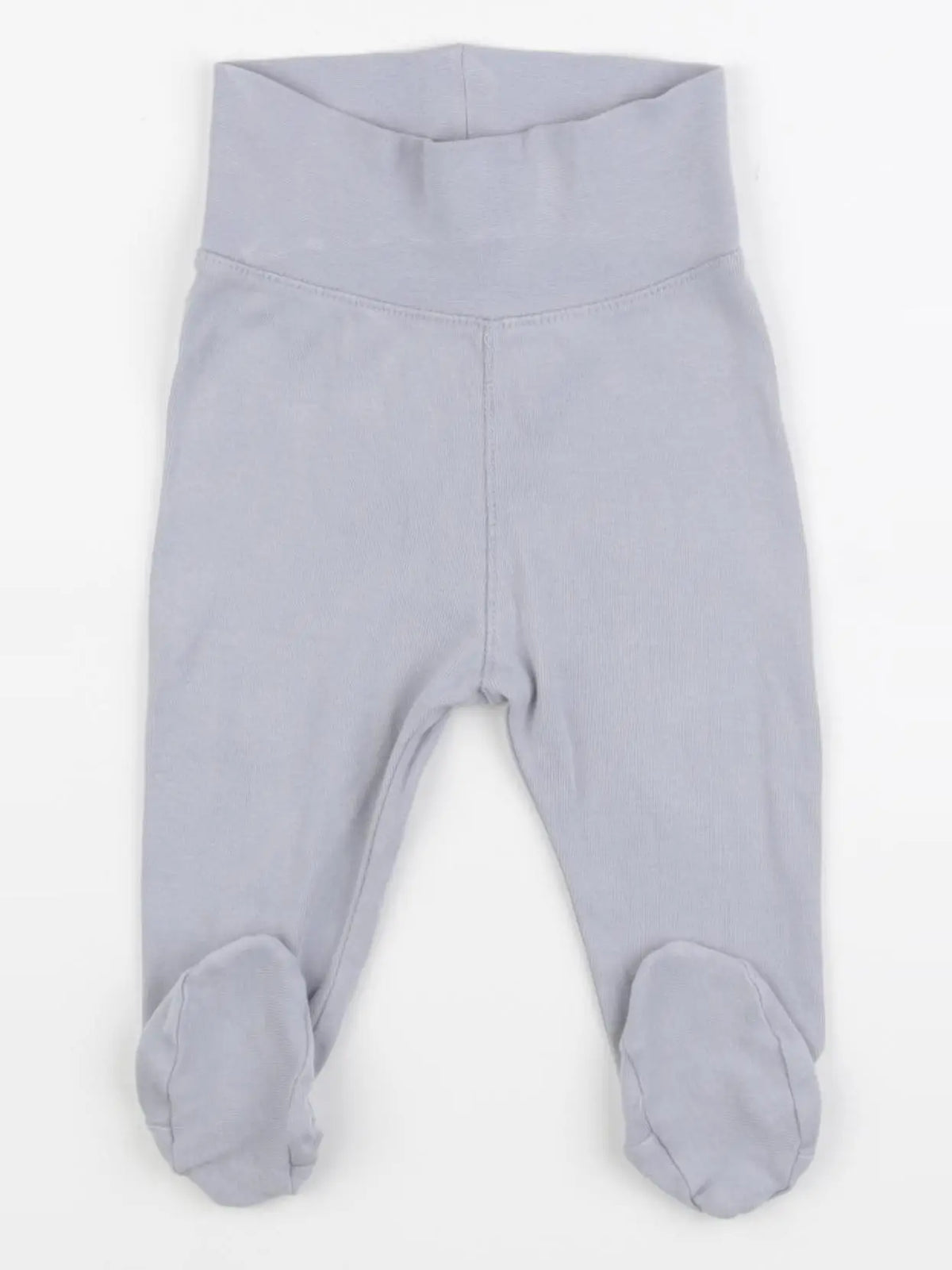 H&M - legging bleu - 4/6 mois