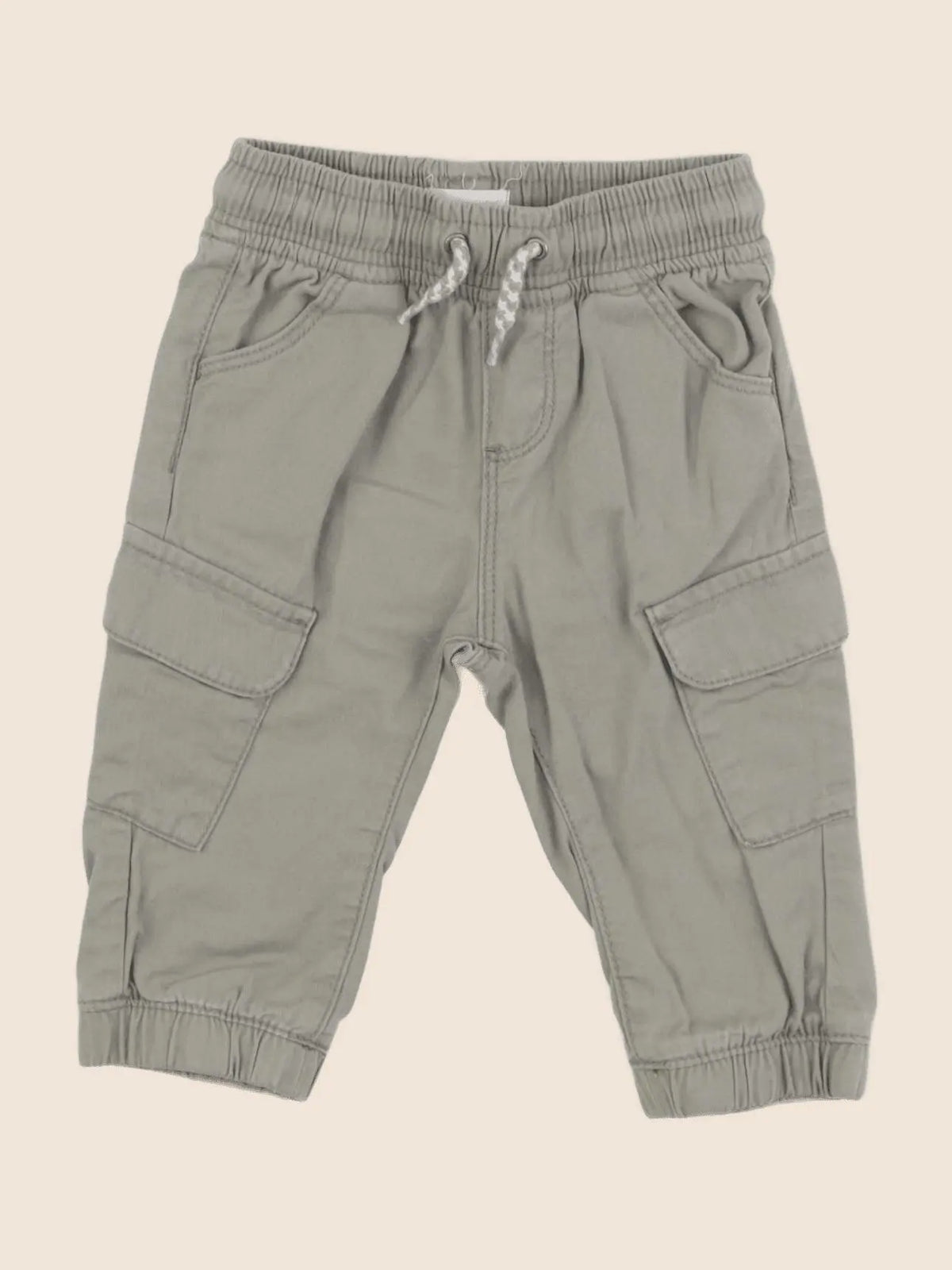 Vertbaudet - pantalon vert - 9 mois