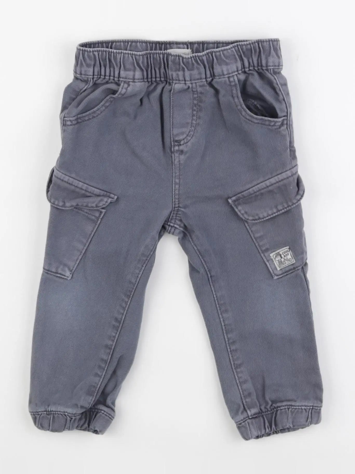 Vertbaudet - pantalon gris - 18 mois