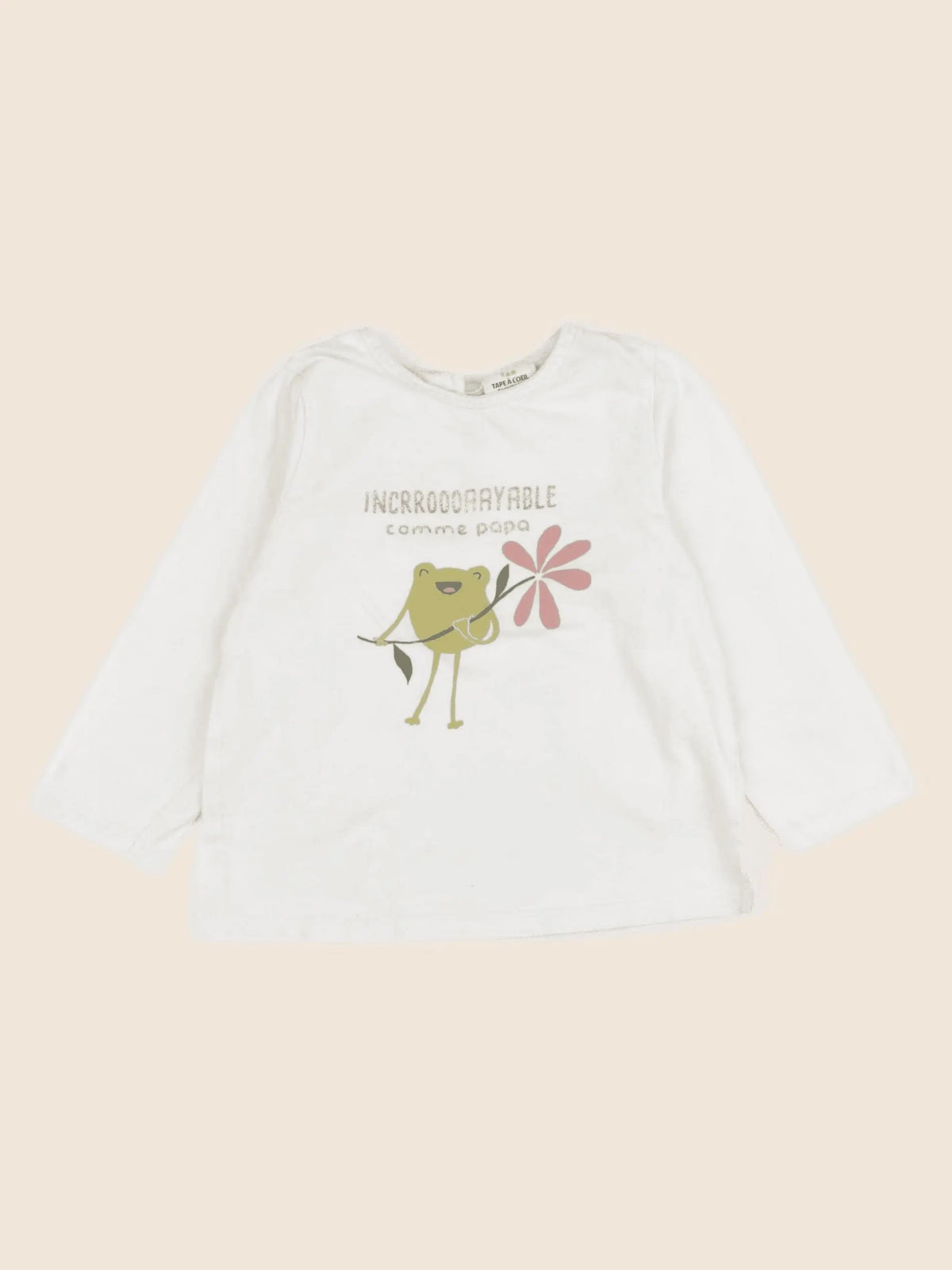 Tape à l'oeil - tee-shirt beige, or - 24 mois