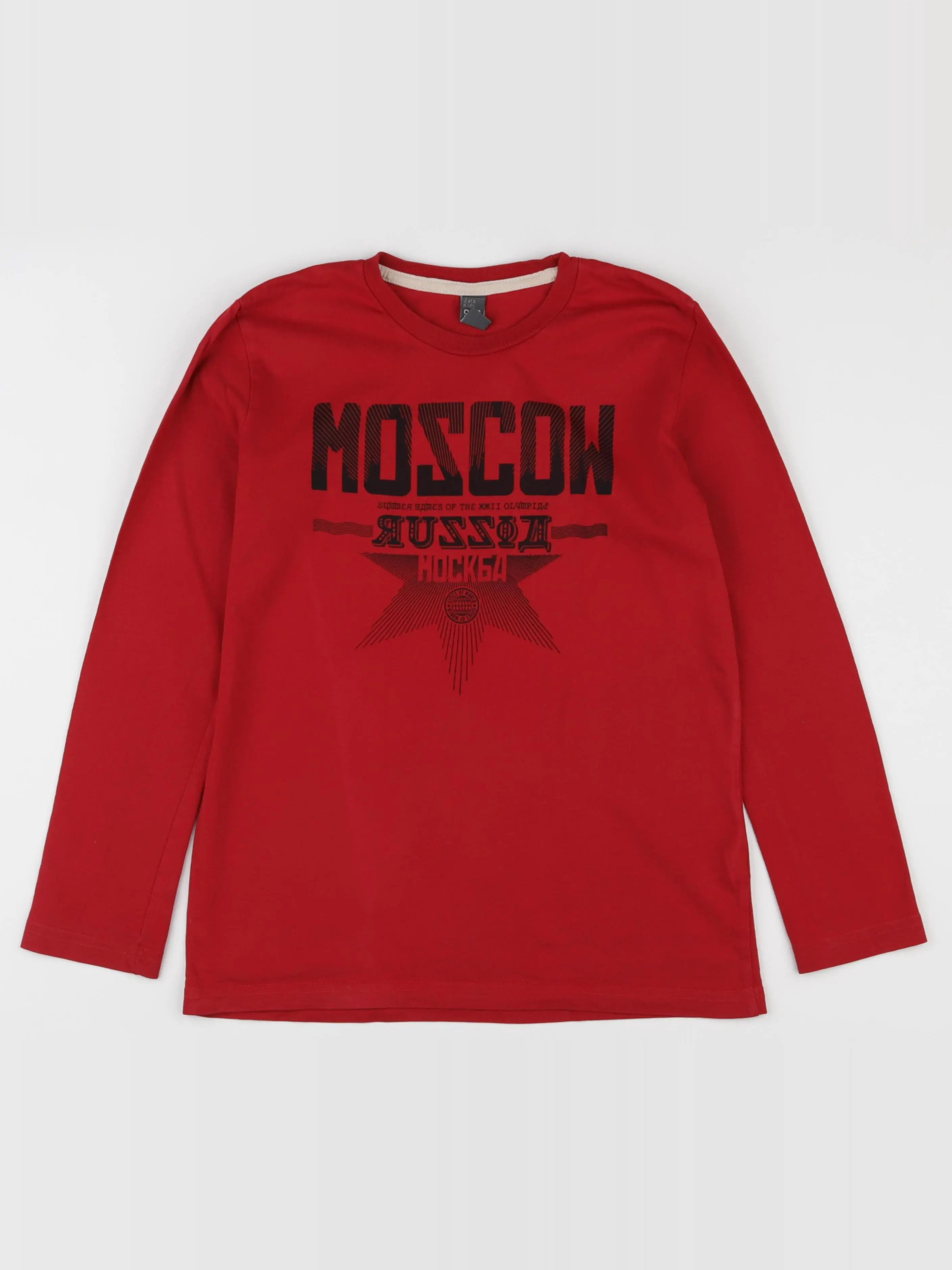 Zara - tee-shirt rouge - 9/10 ans