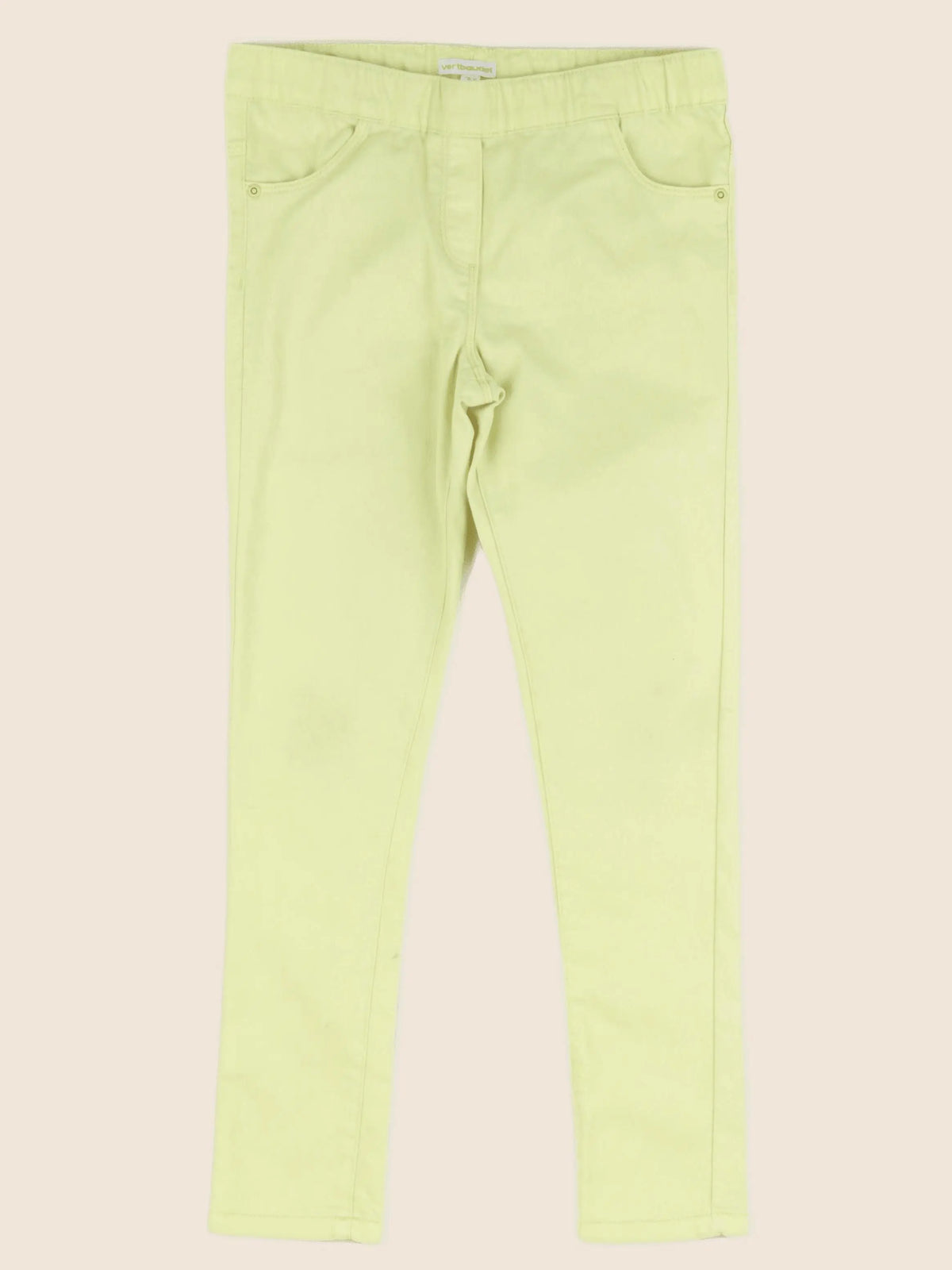 Vertbaudet - jegging jaune - 10 ans