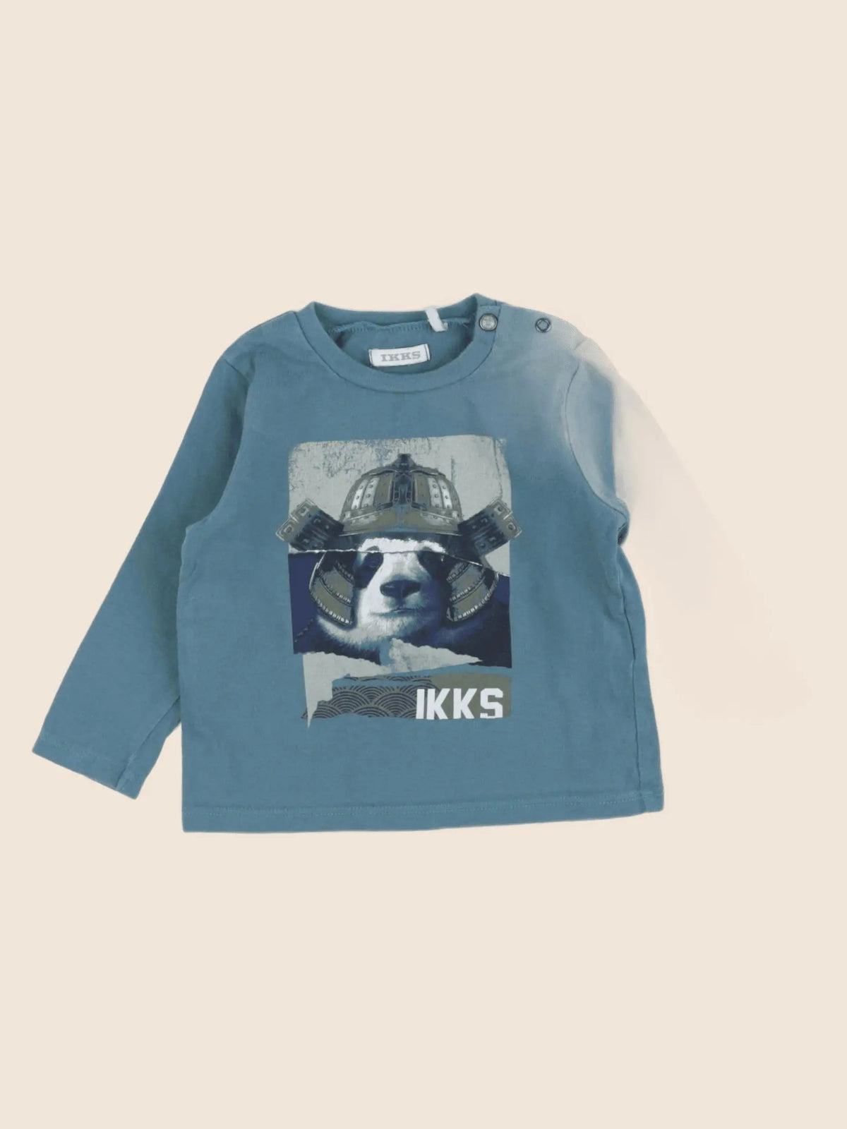 IKKS - tee-shirt bleu - 12 mois