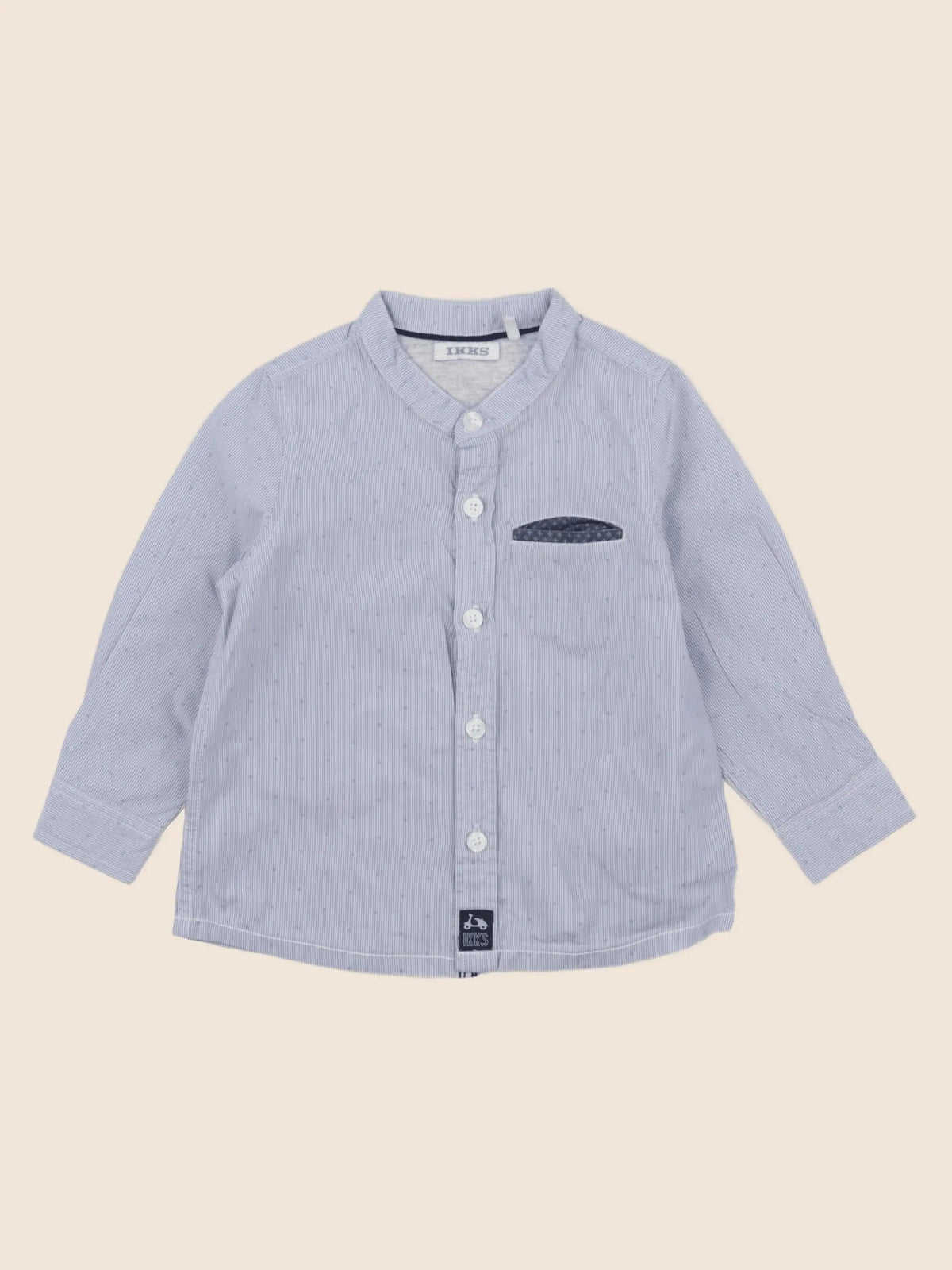 IKKS - chemise bleu - 12 mois