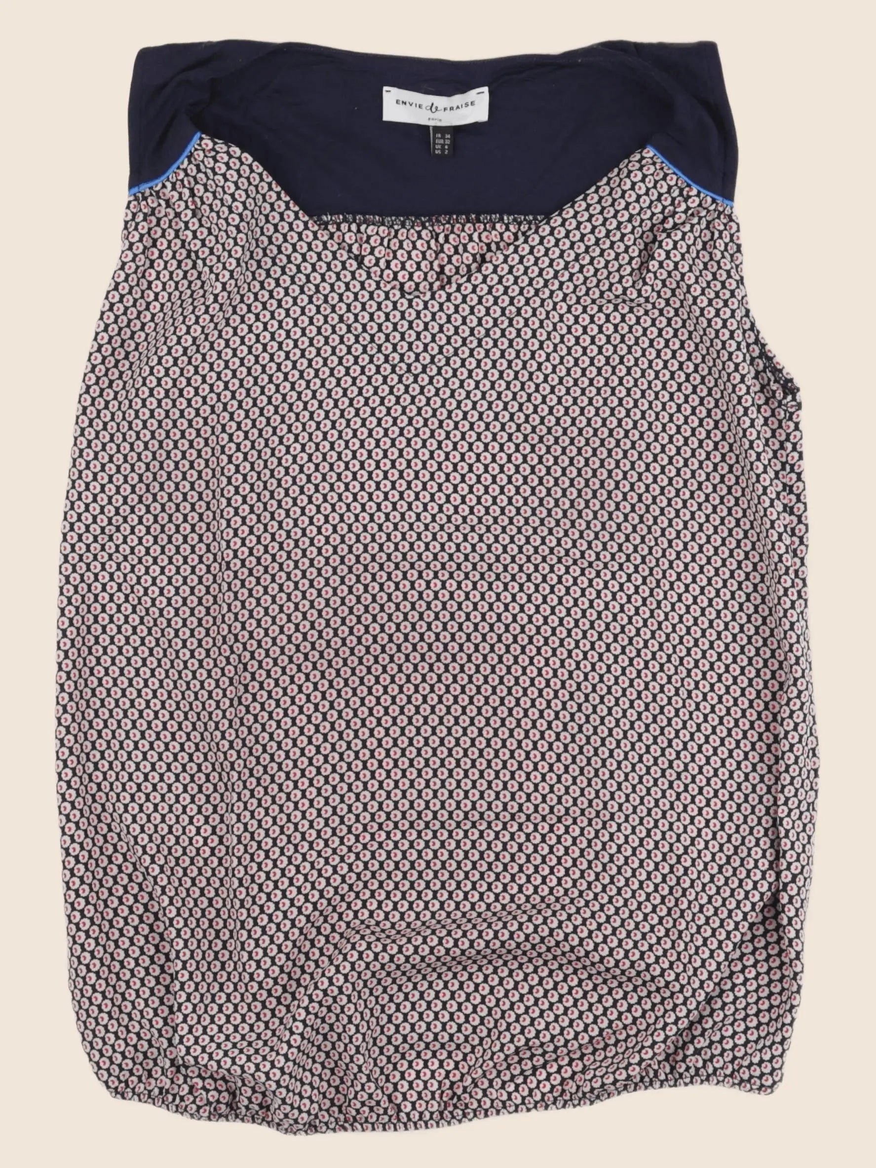 Envie de fraise - blouse grossesse noir, rouge - 34