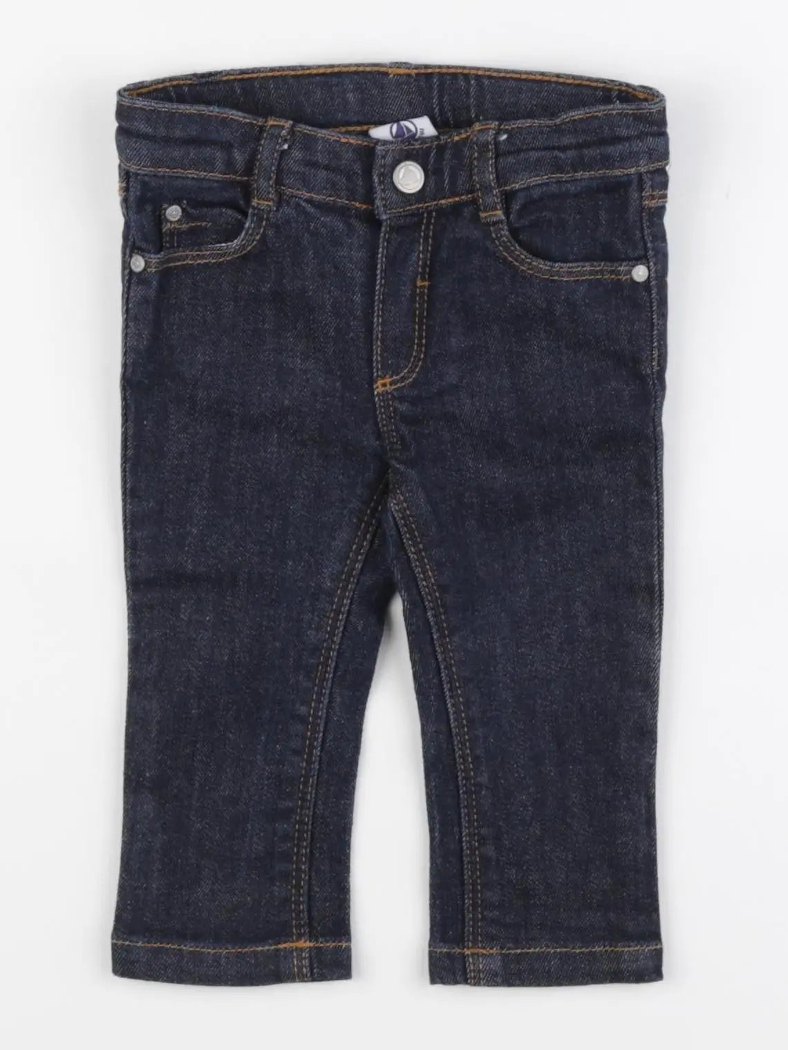 Petit Bateau - jean bleu - 6 mois