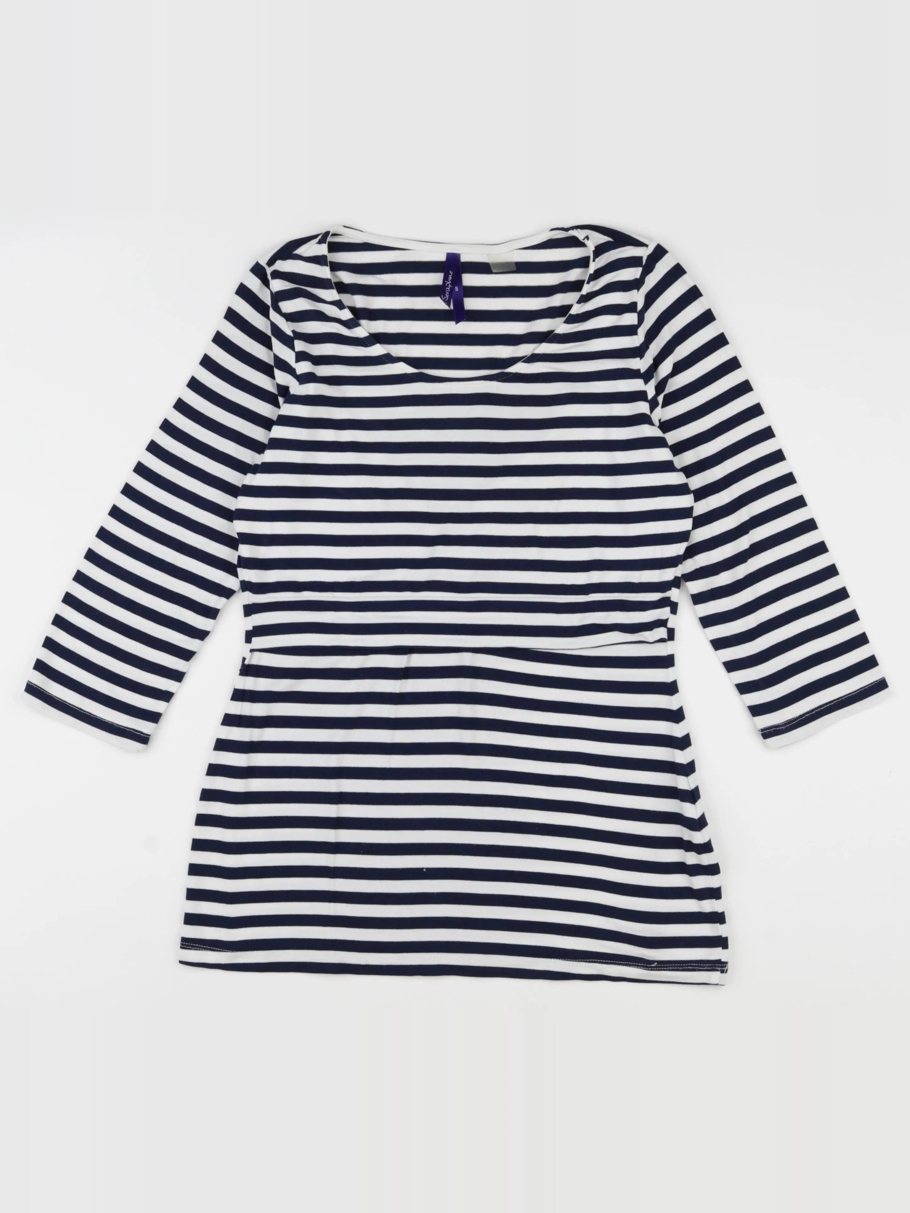 Seraphine - tee-shirt grossesse bleu - s