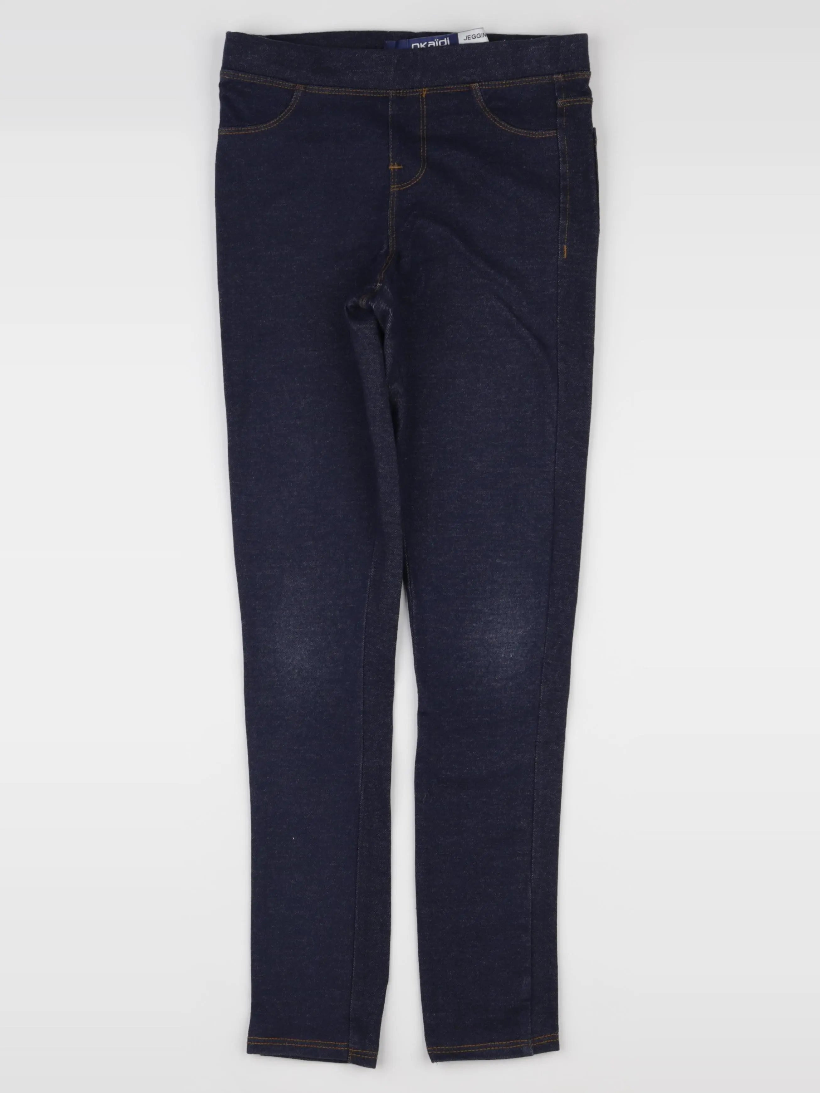 Okaidi - jegging bleu - 10 ans