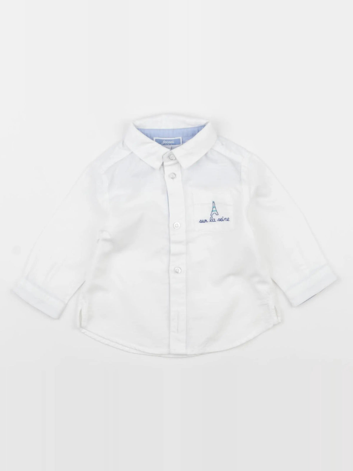 Jacadi - chemise blanc - 6 mois