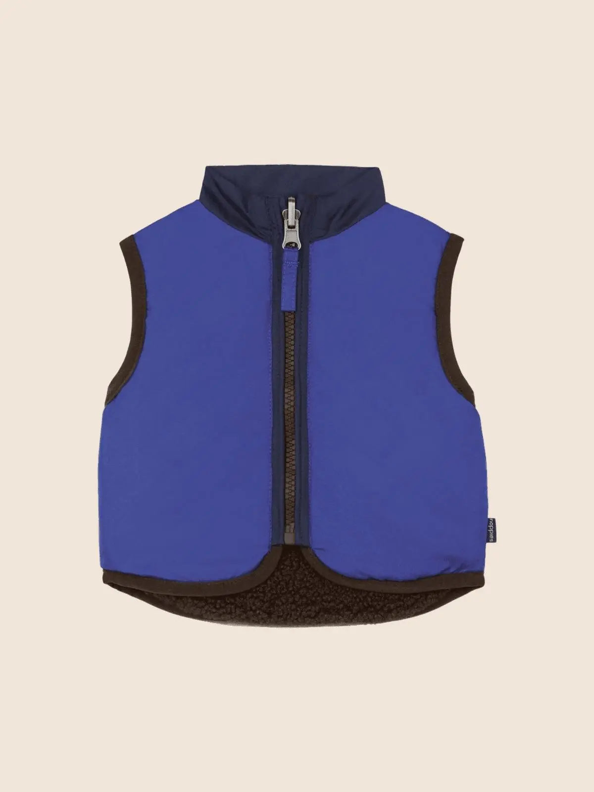 Veste réversible GALVE marron, bleu (neuf)