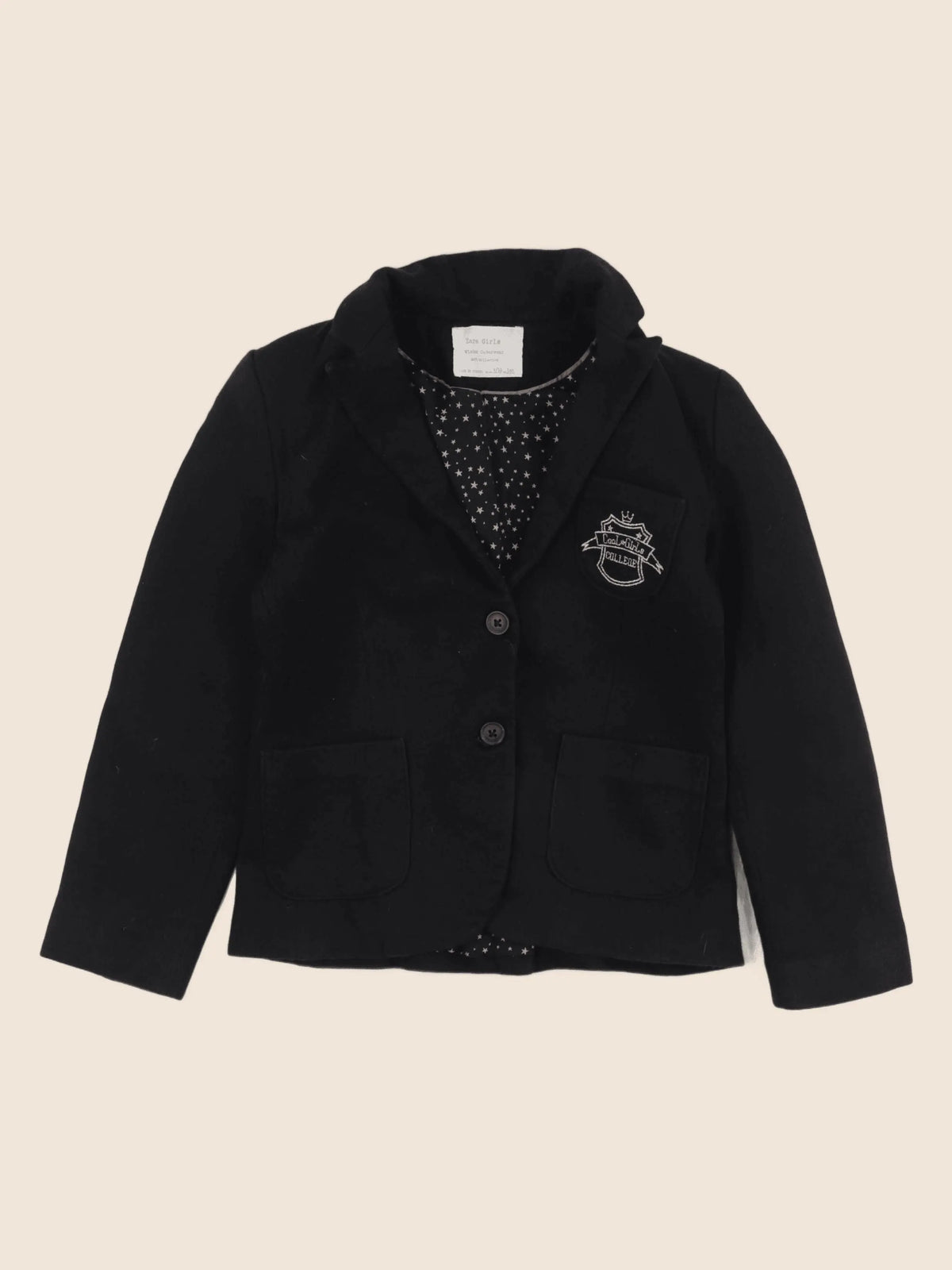 Zara - veste noir - 9/10 ans