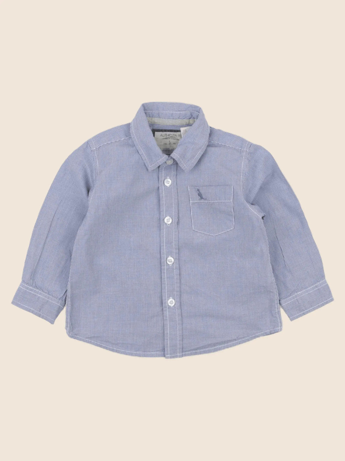Zara - chemise bleu - 9/12 mois