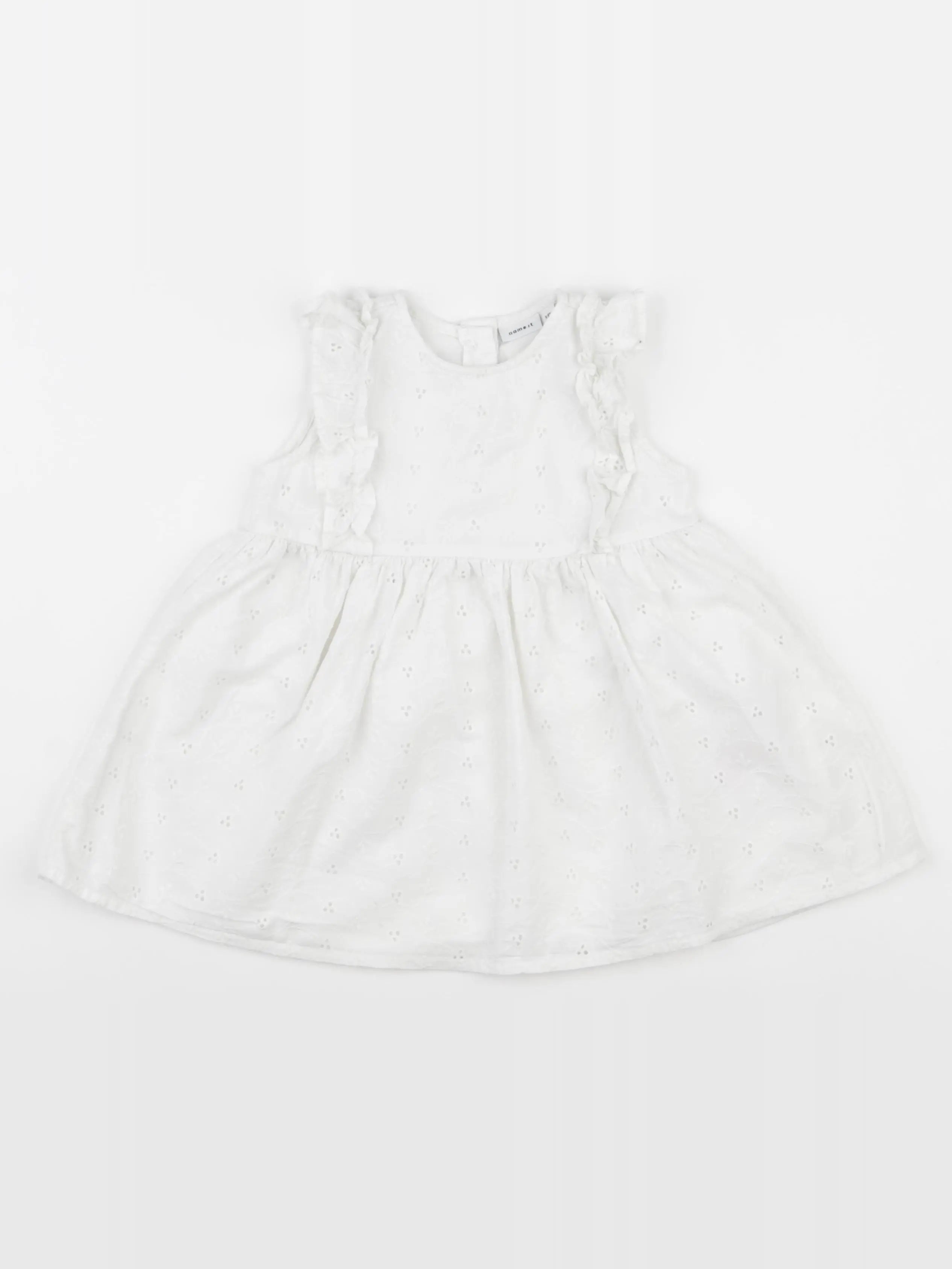 Name it - robe blanc - 12/18 mois