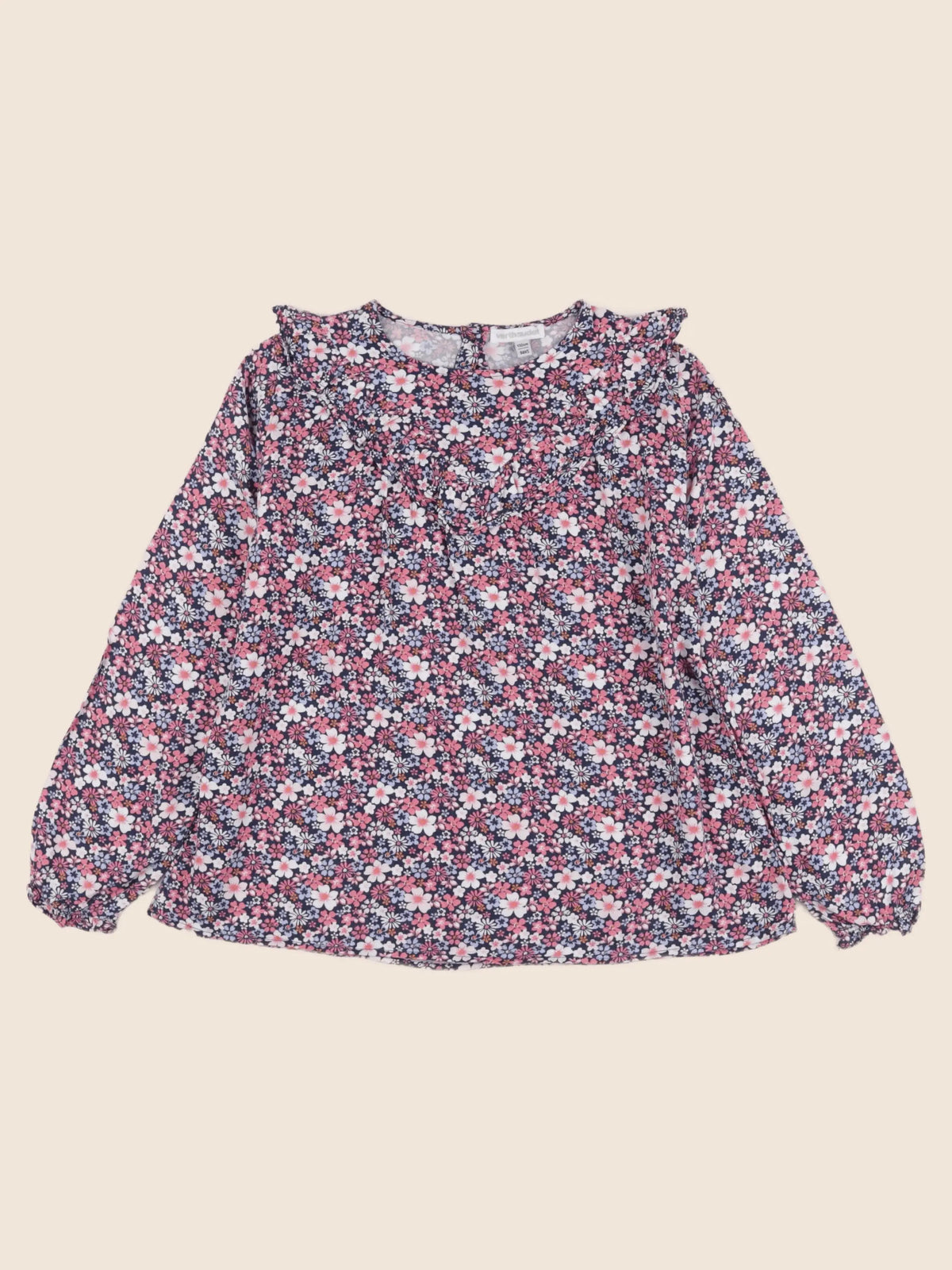 Vertbaudet - blouse rose, bleu - 9 ans