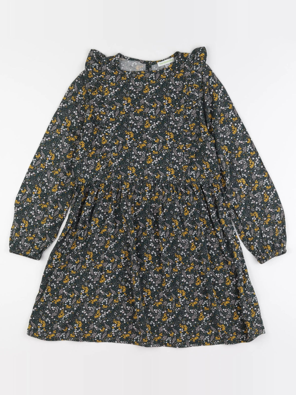 Vertbaudet - robe vert - 9 ans