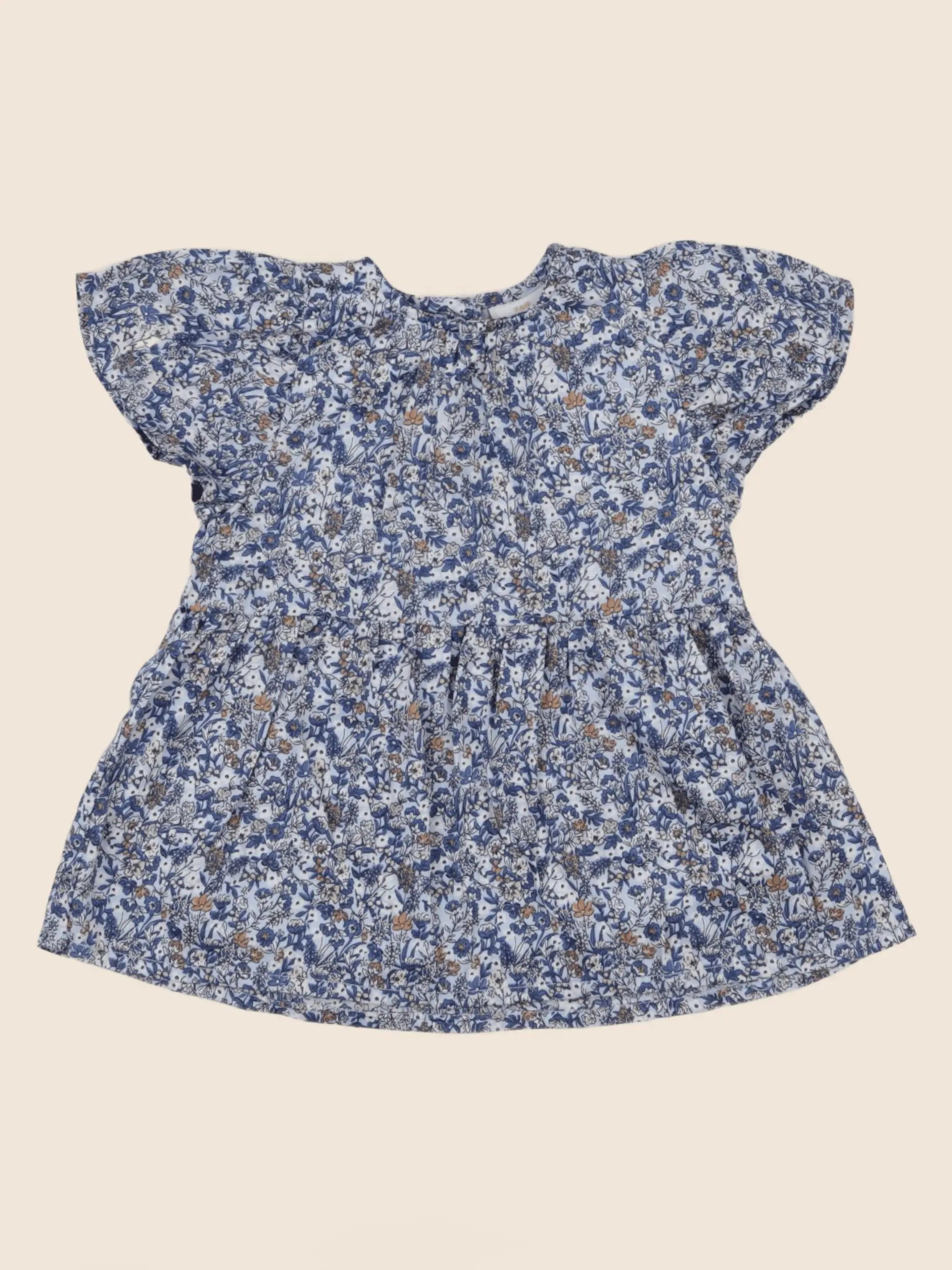Tape à l'oeil - robe bleu - 6 mois