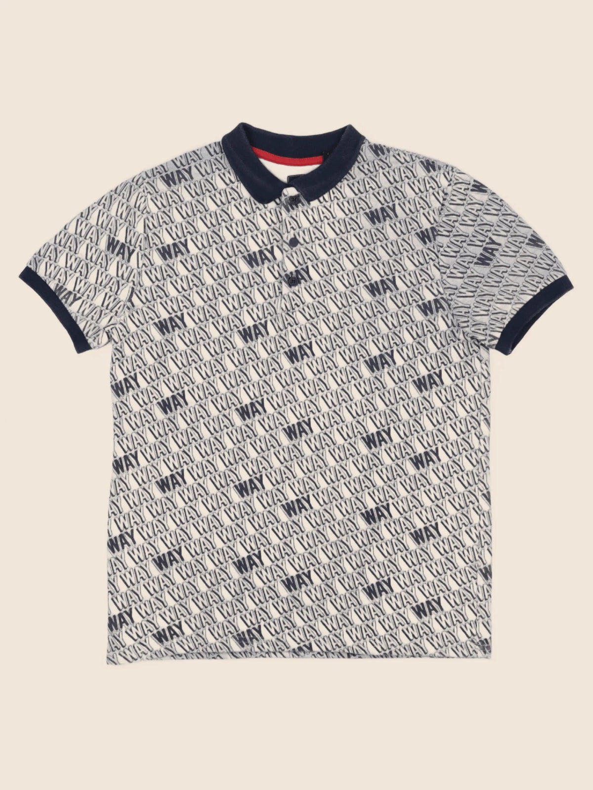 IKKS - polo bleu, gris - 12 ans