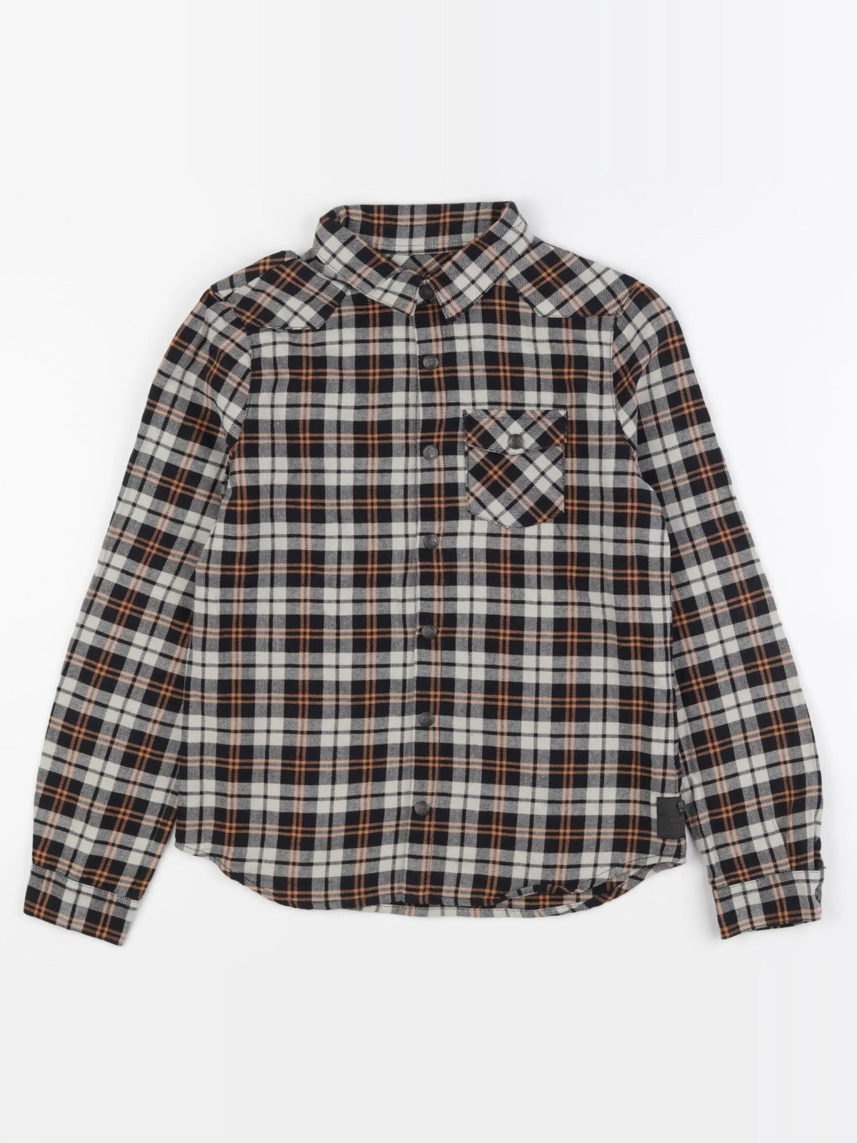 IKKS - chemise noir - 10 ans