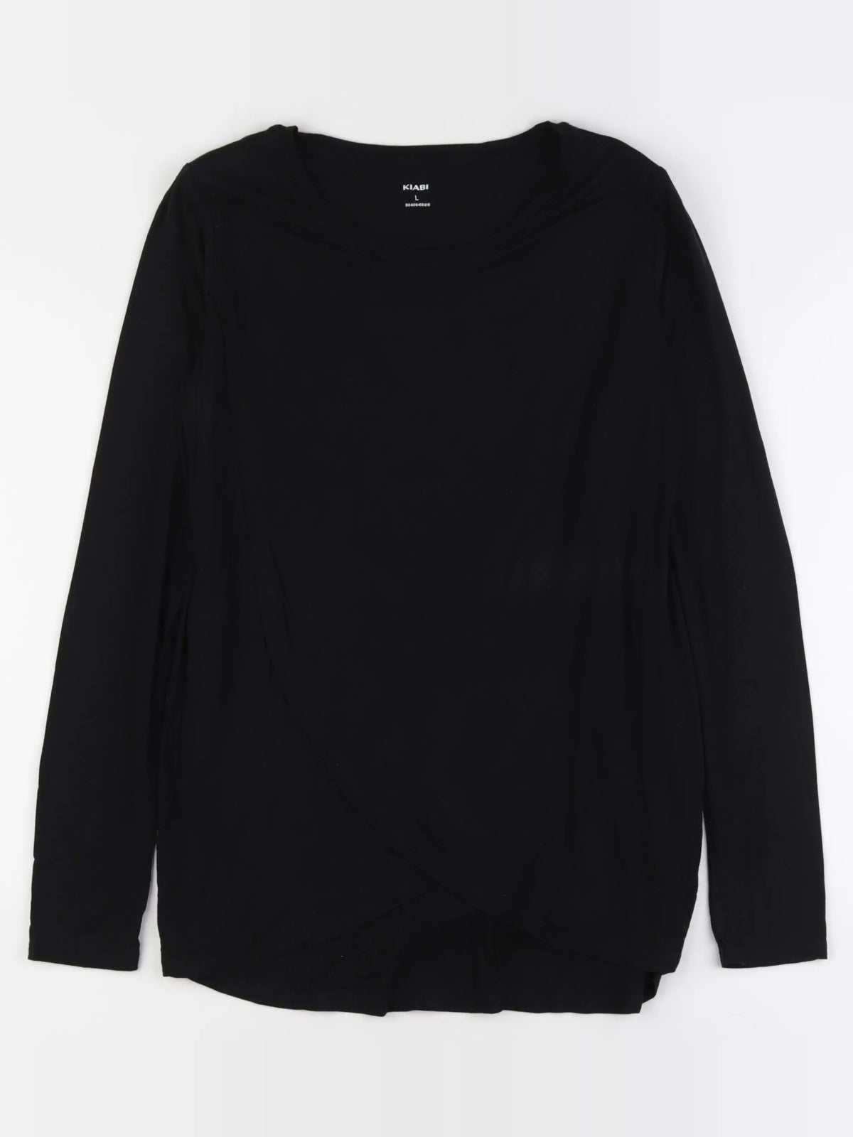 Kiabi - tee-shirt grossesse, allaitement noir - l