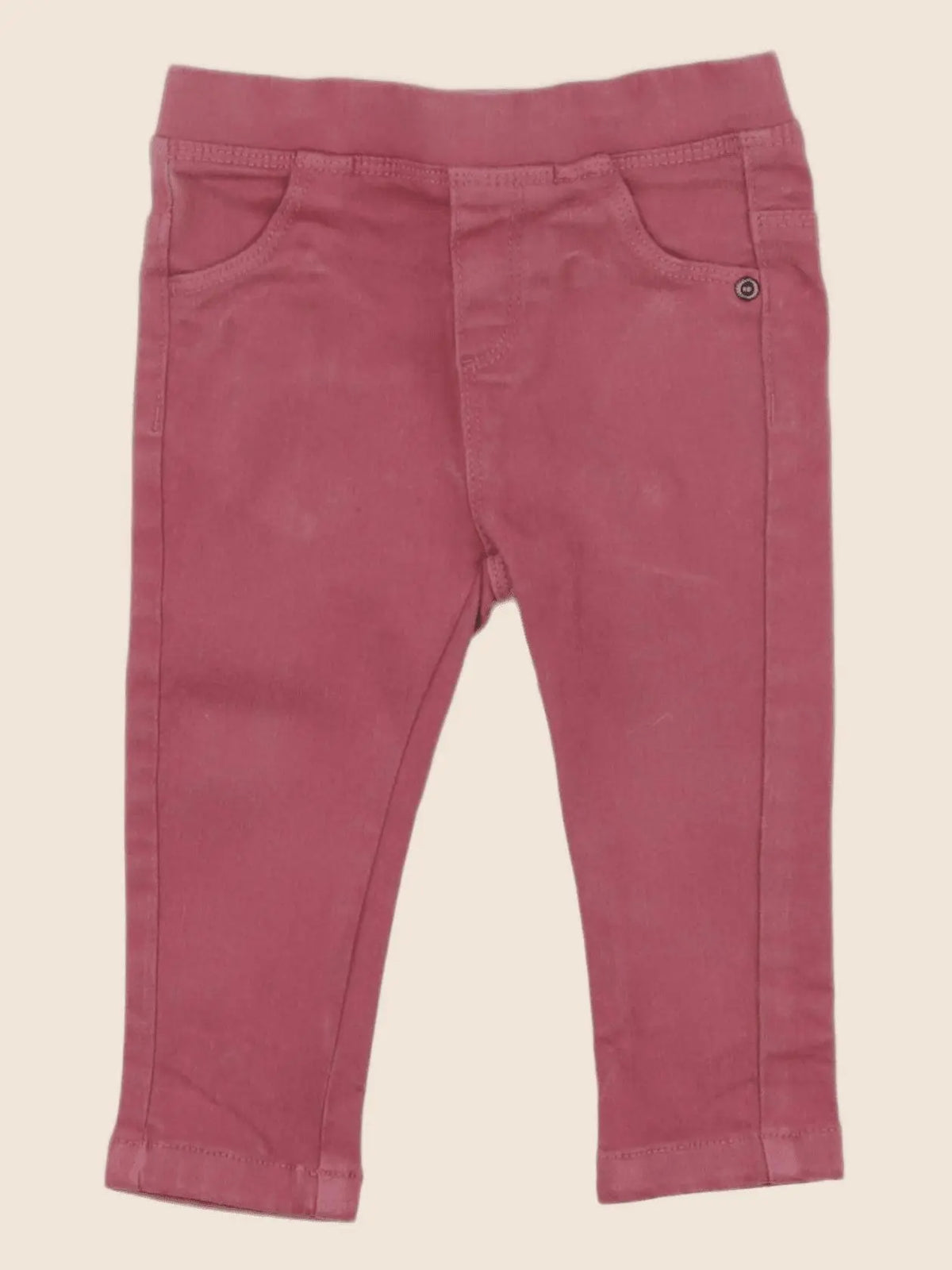 Vertbaudet - jegging rose - 12 mois