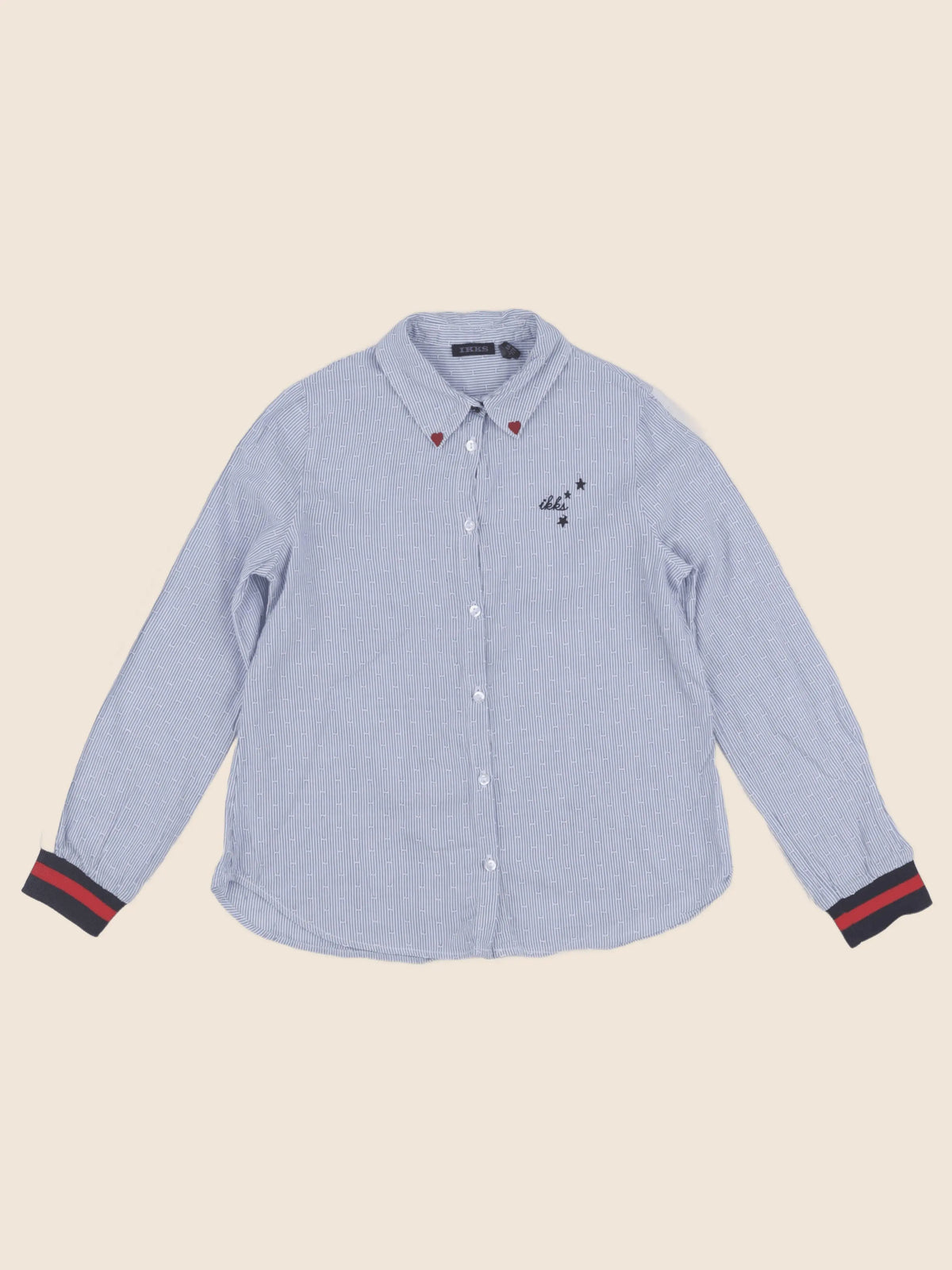 IKKS - chemise bleu - 8 ans