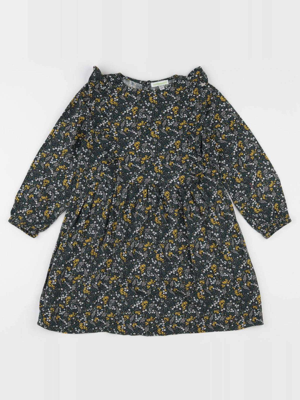 Vertbaudet - robe vert - 6 ans