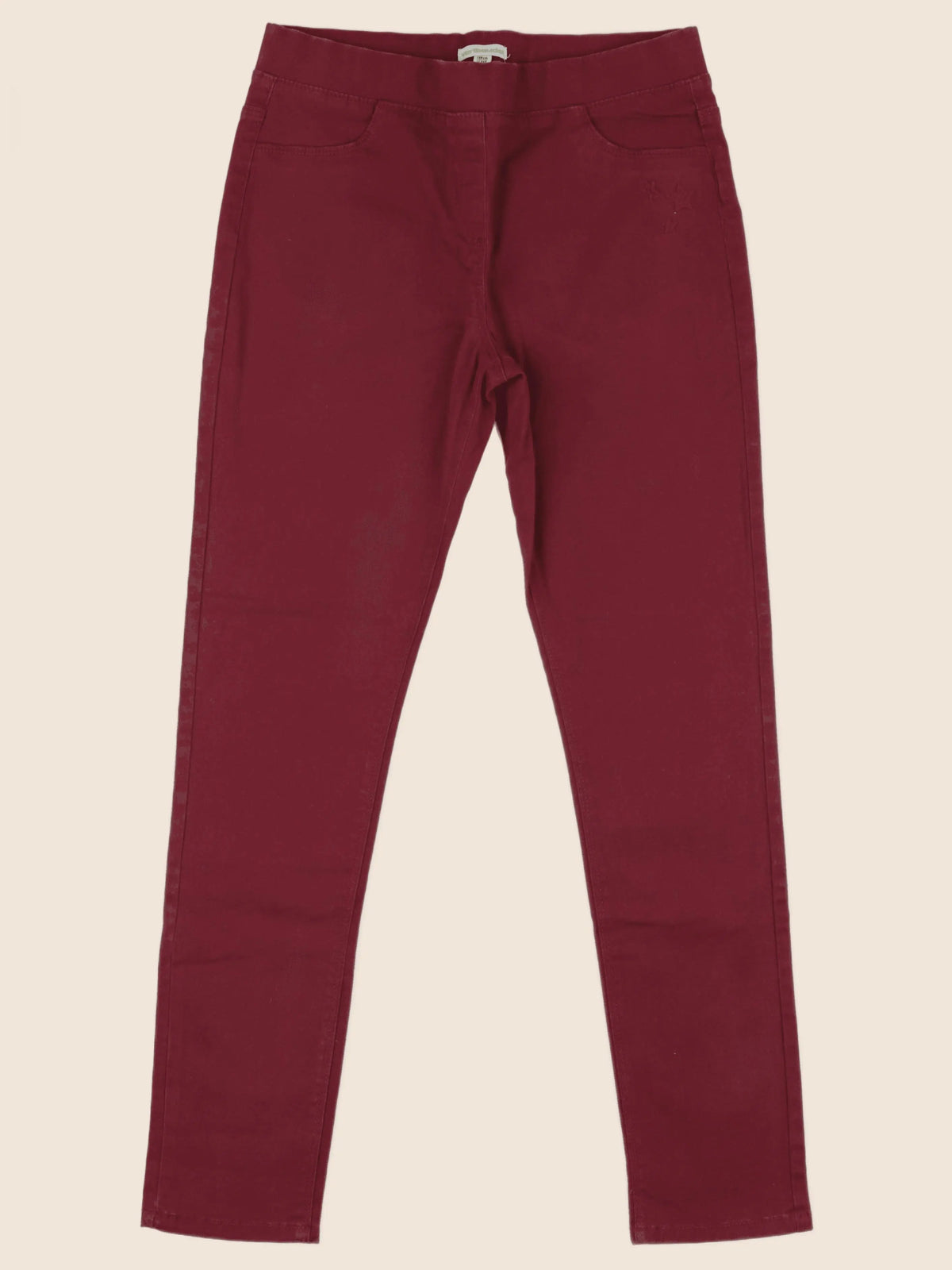 Vertbaudet - jegging rouge - 14 ans
