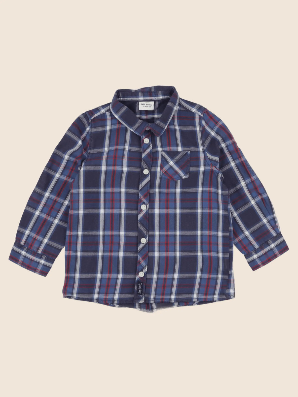 Tape à l'oeil - chemise bleu - 3 ans