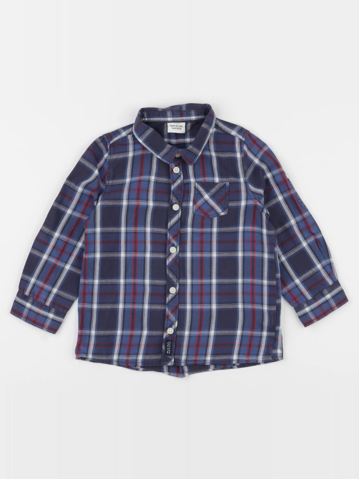 Tape à l'oeil - chemise bleu - 3 ans