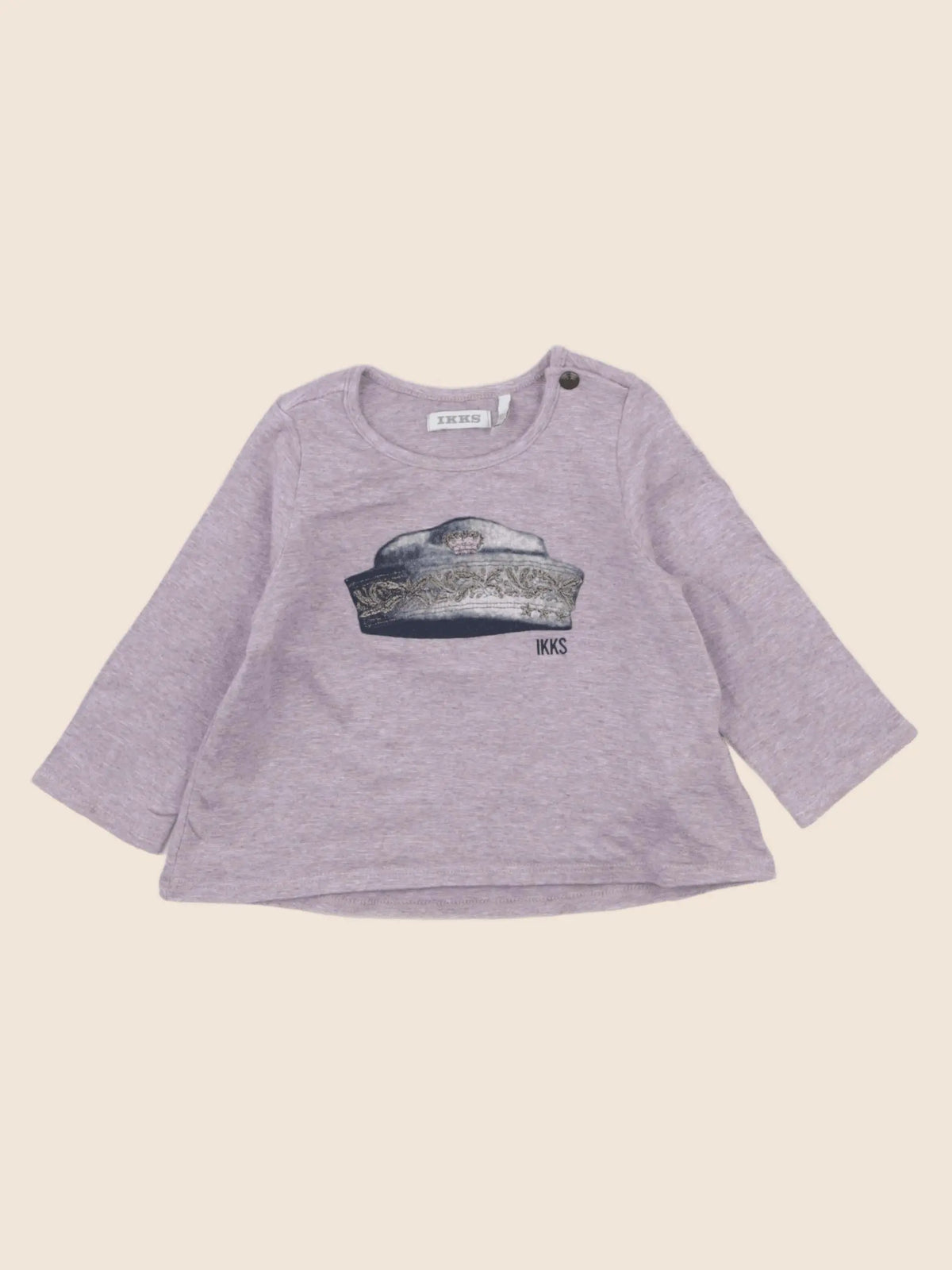 IKKS - tee-shirt violet - 6 mois