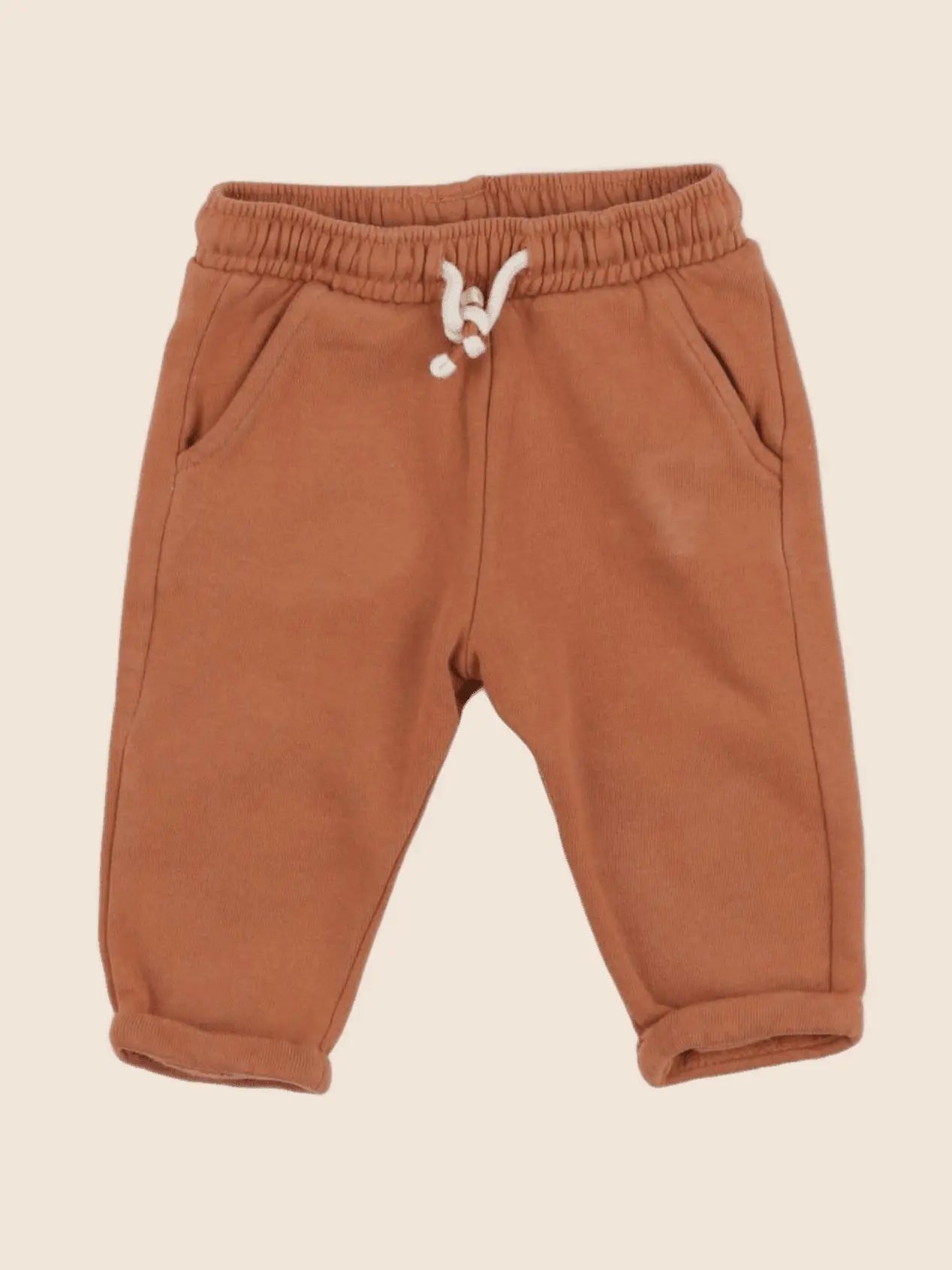 Vertbaudet - pantalon marron - 6 mois