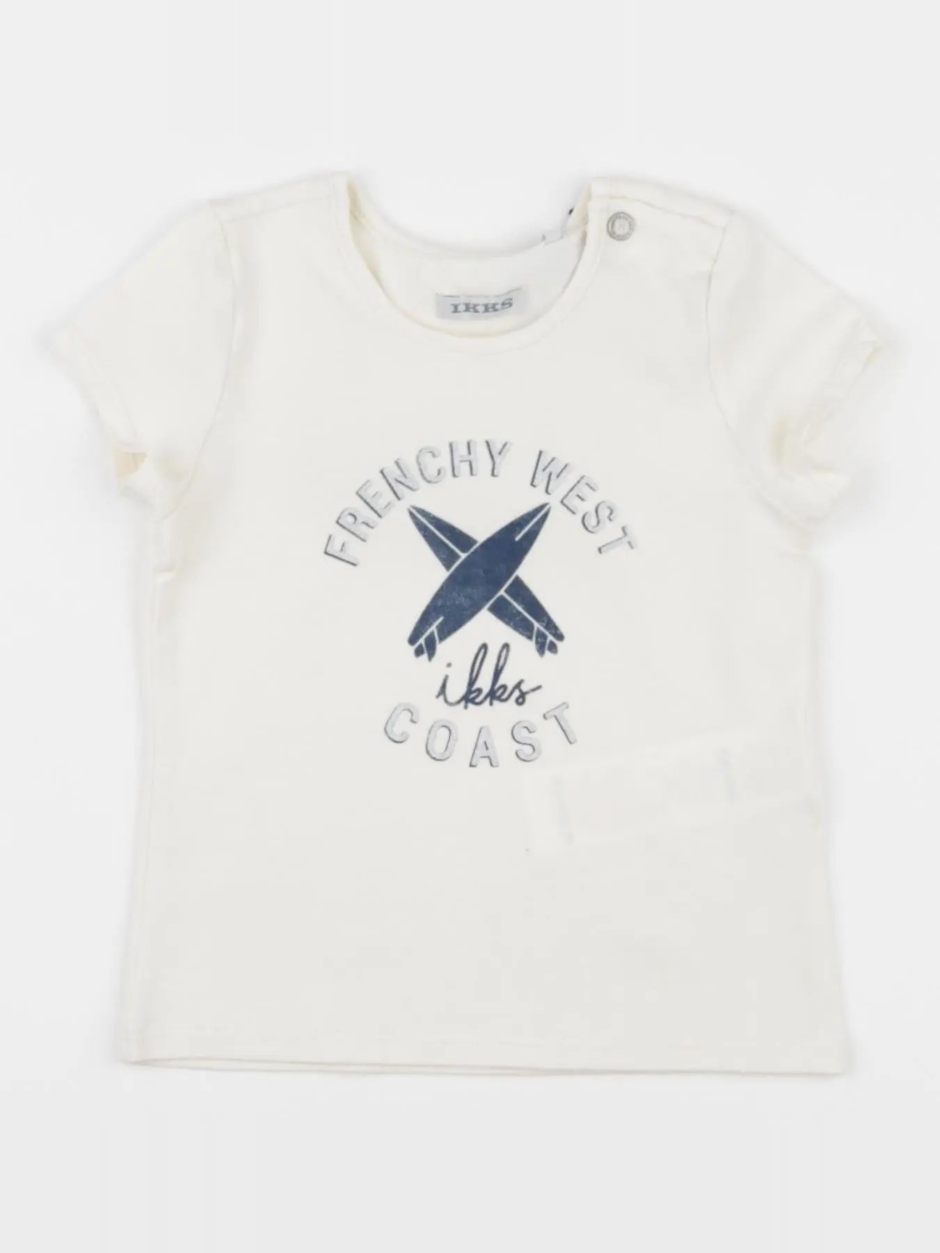 IKKS - tee-shirt beige - 12 mois