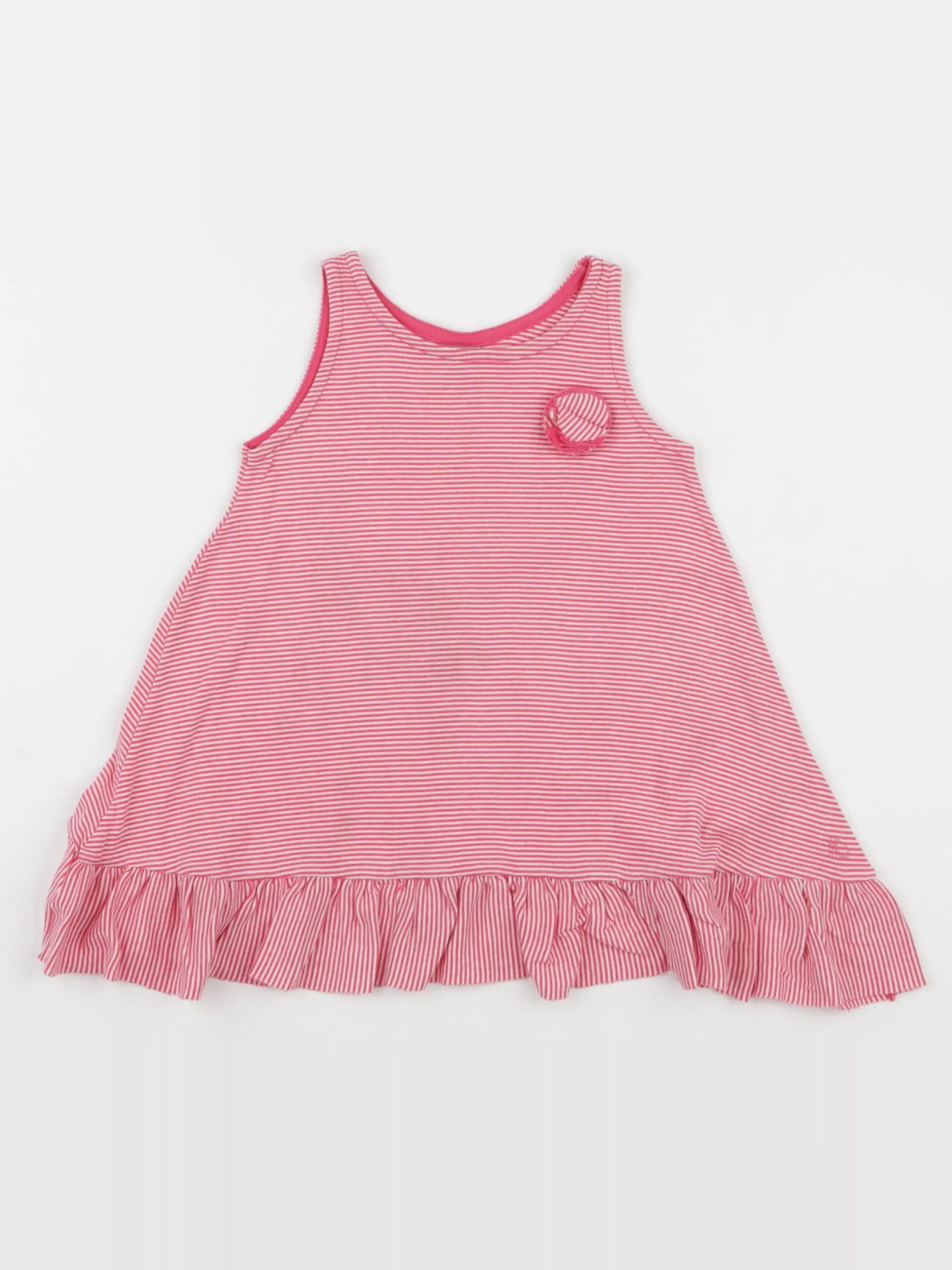 Petit Bateau - robe rose - 24 mois