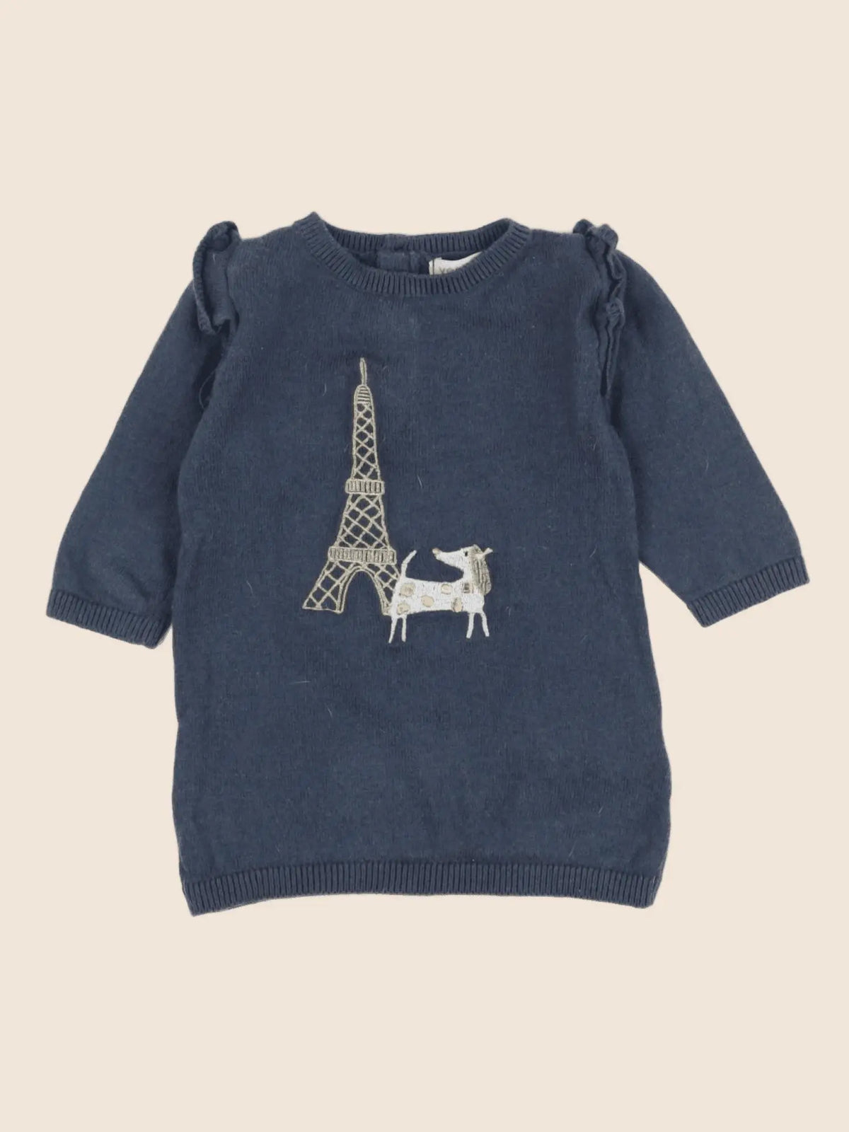 Vertbaudet - robe bleu - 3 mois