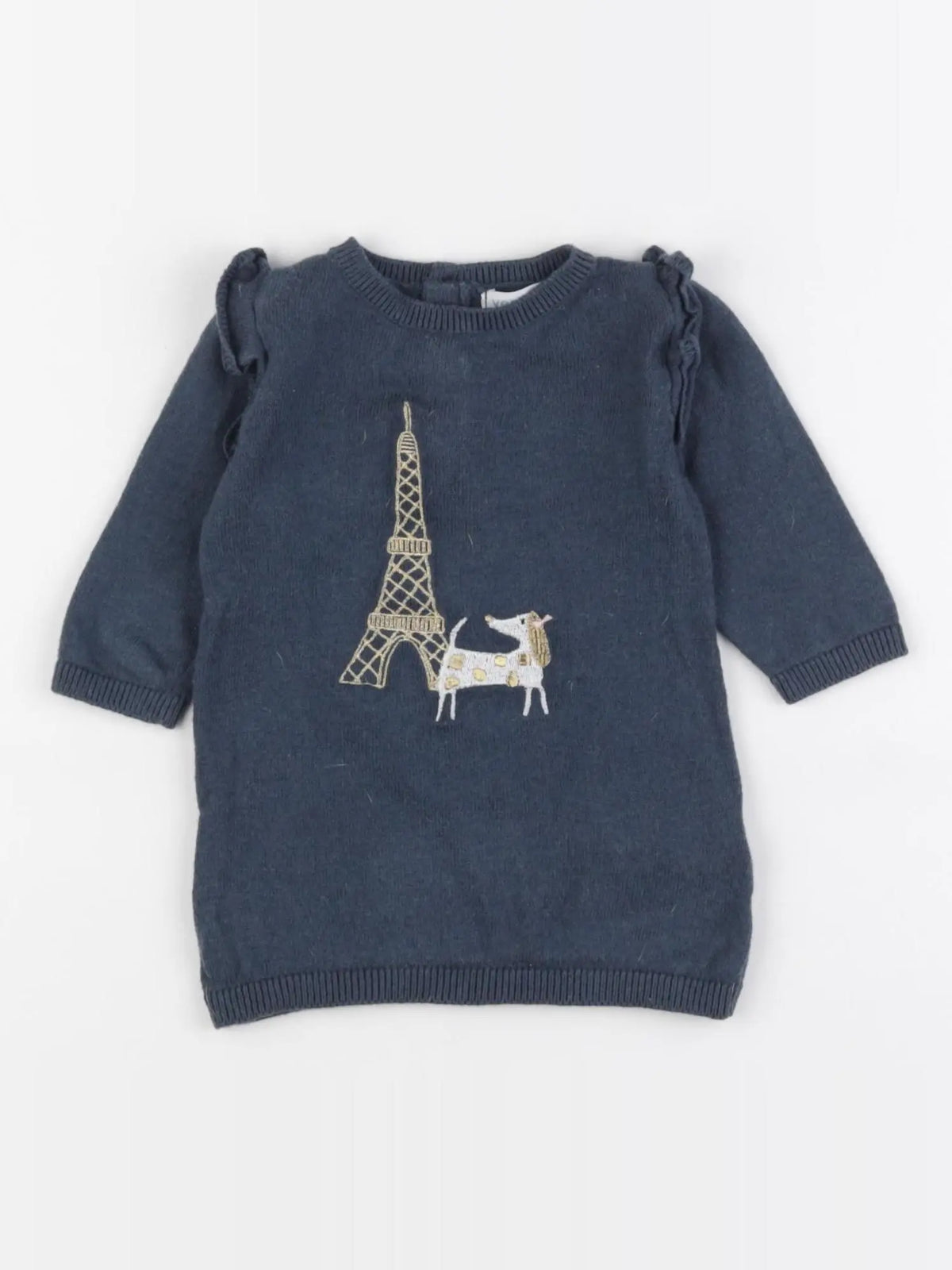 Vertbaudet - robe bleu - 3 mois