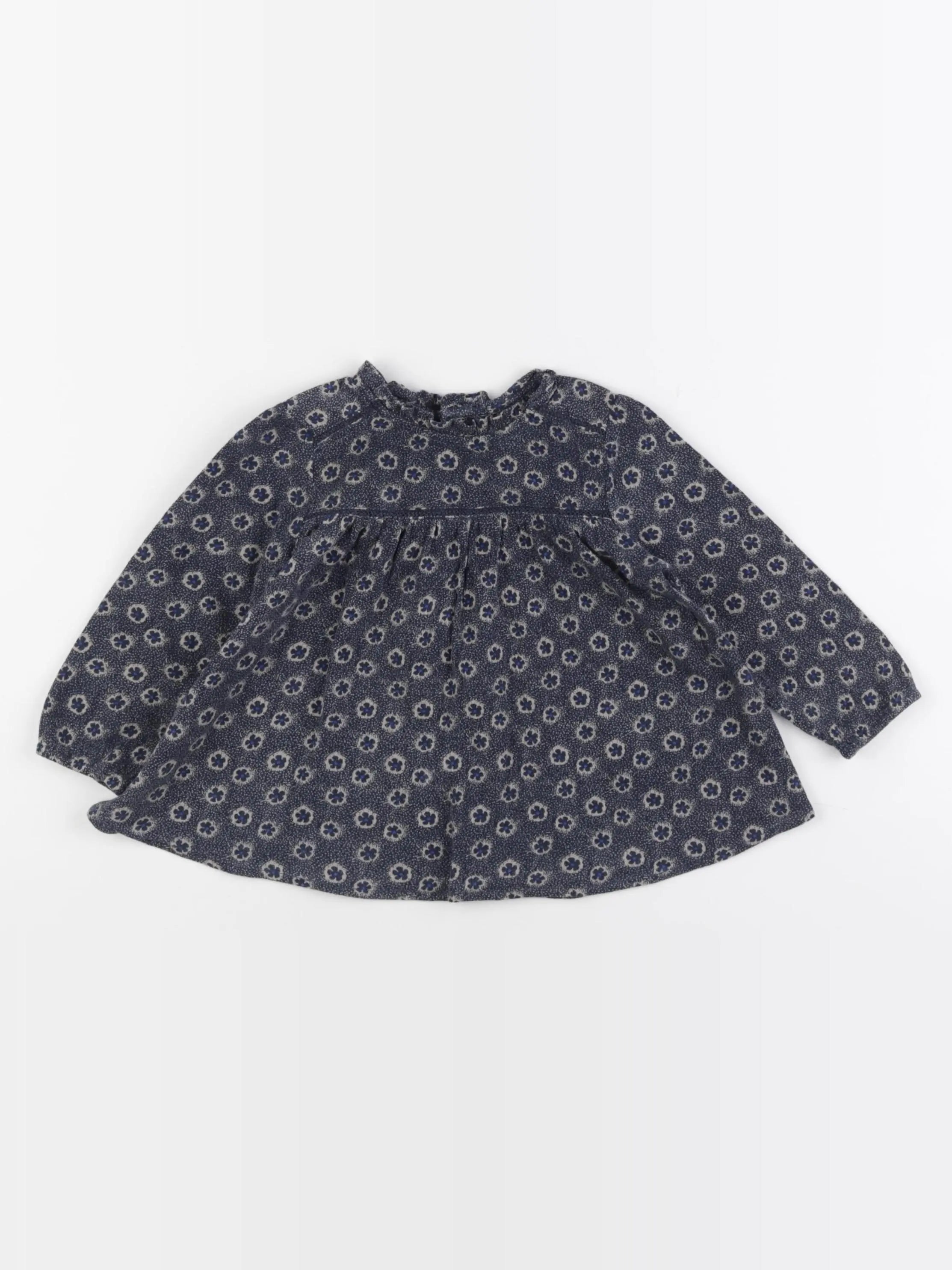 Boutchou - blouse bleu - 18 mois