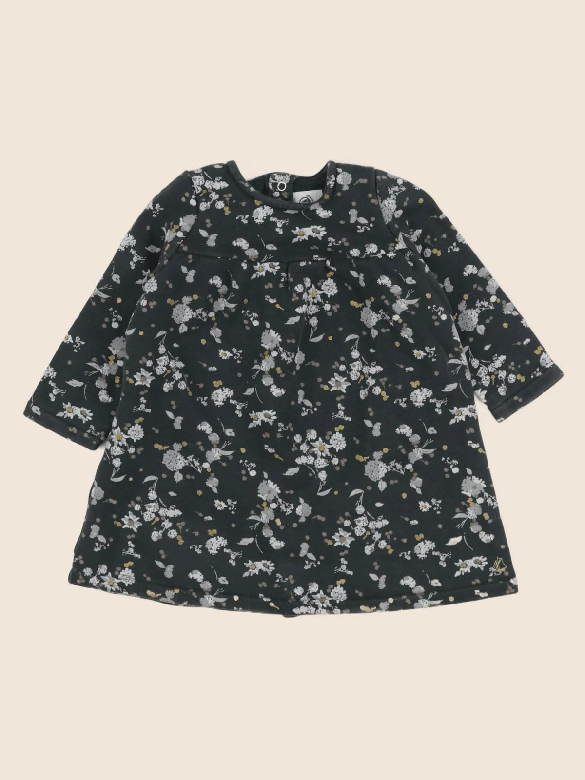 Petit Bateau - robe vert - 18 mois