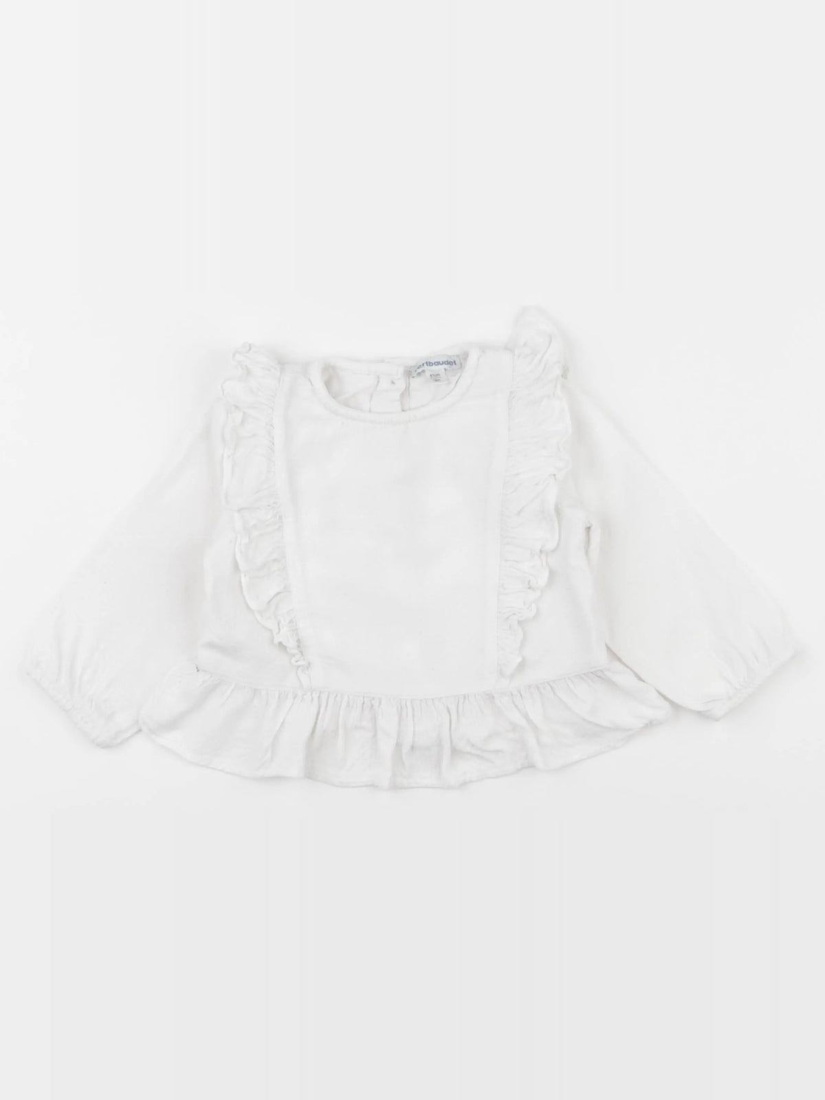 Vertbaudet - blouse blanc - 18 mois