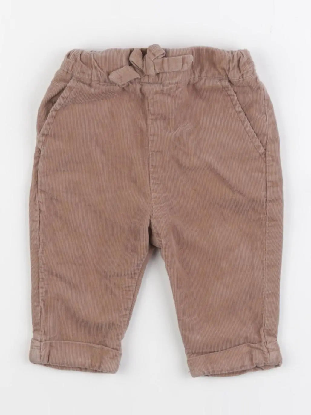 Vertbaudet - pantalon marron - 3 mois