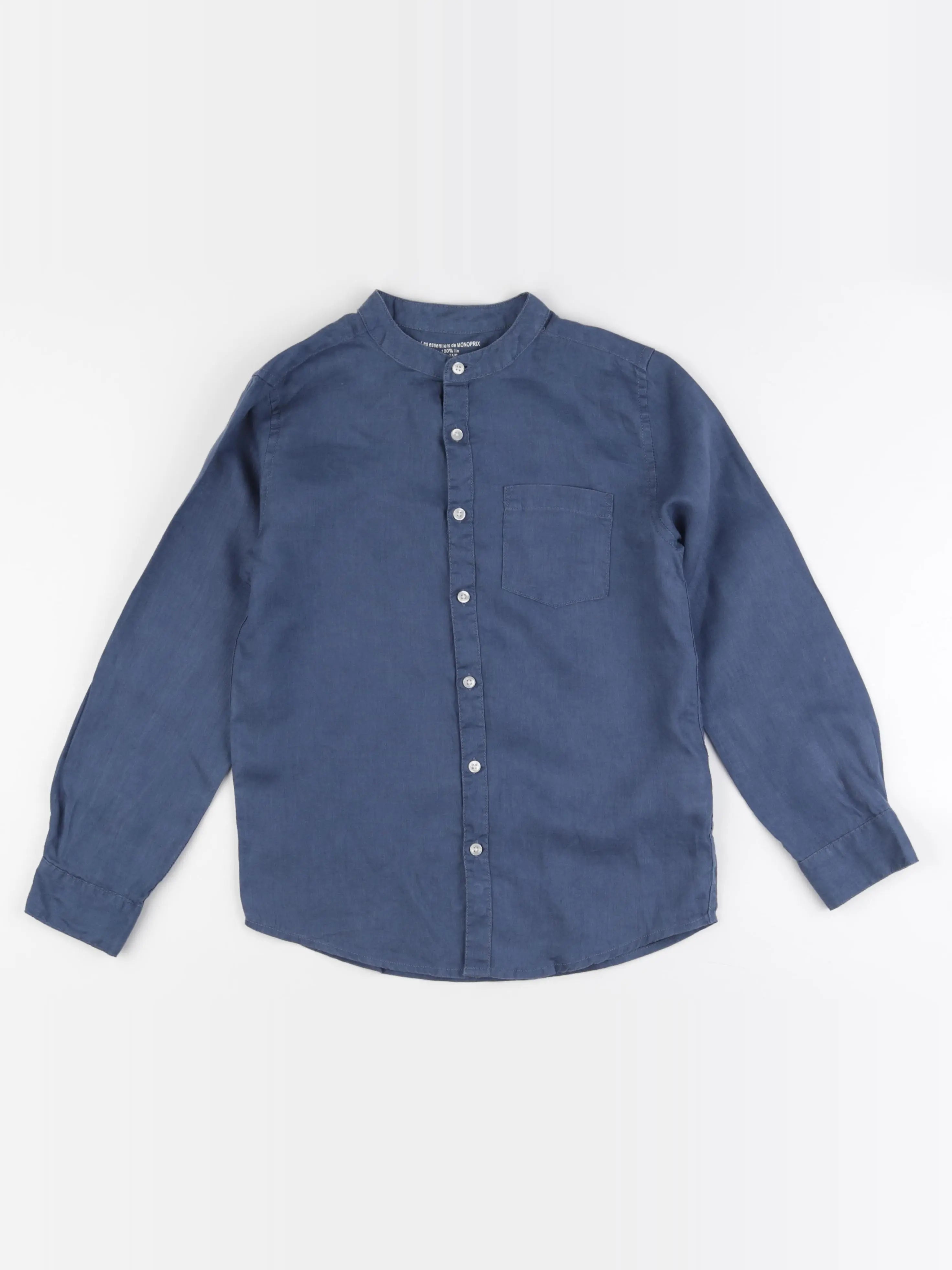 Monoprix - chemise bleu - 10 ans