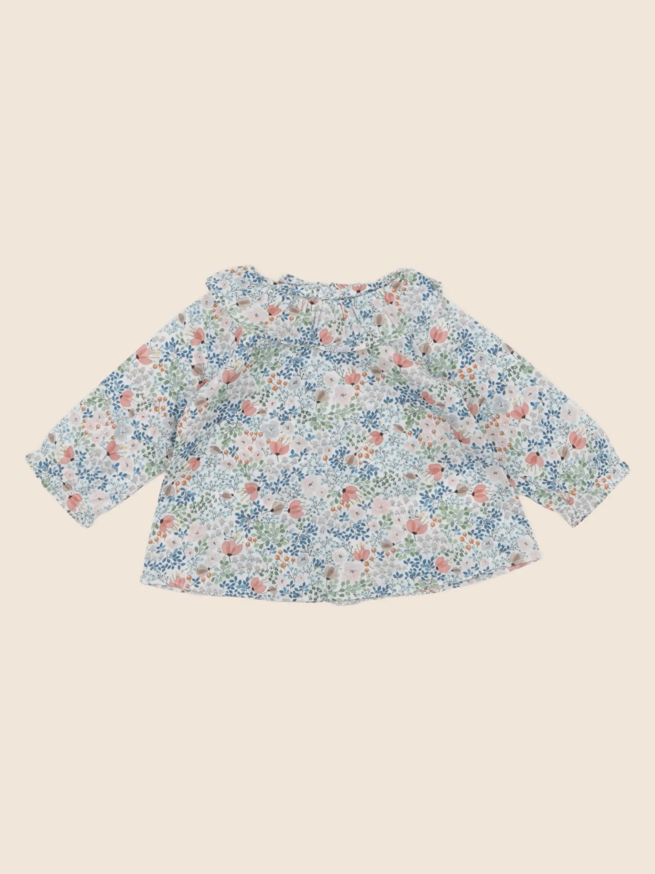 Jacadi - blouse liberty multicolore - 6 mois